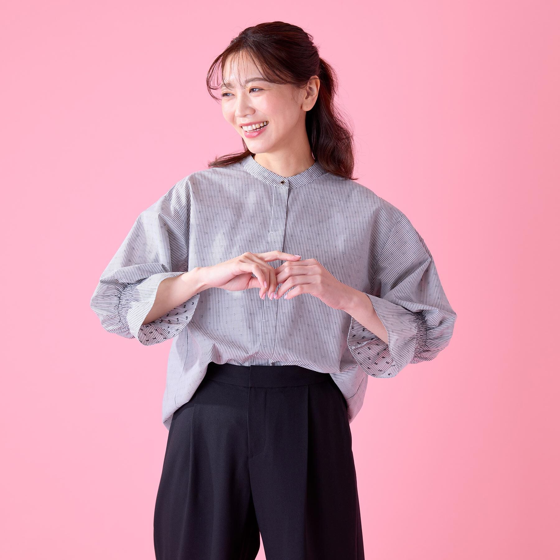 Reflect「【洗える】キャンディースリーブブラウス」|シャツ・ブラウス|