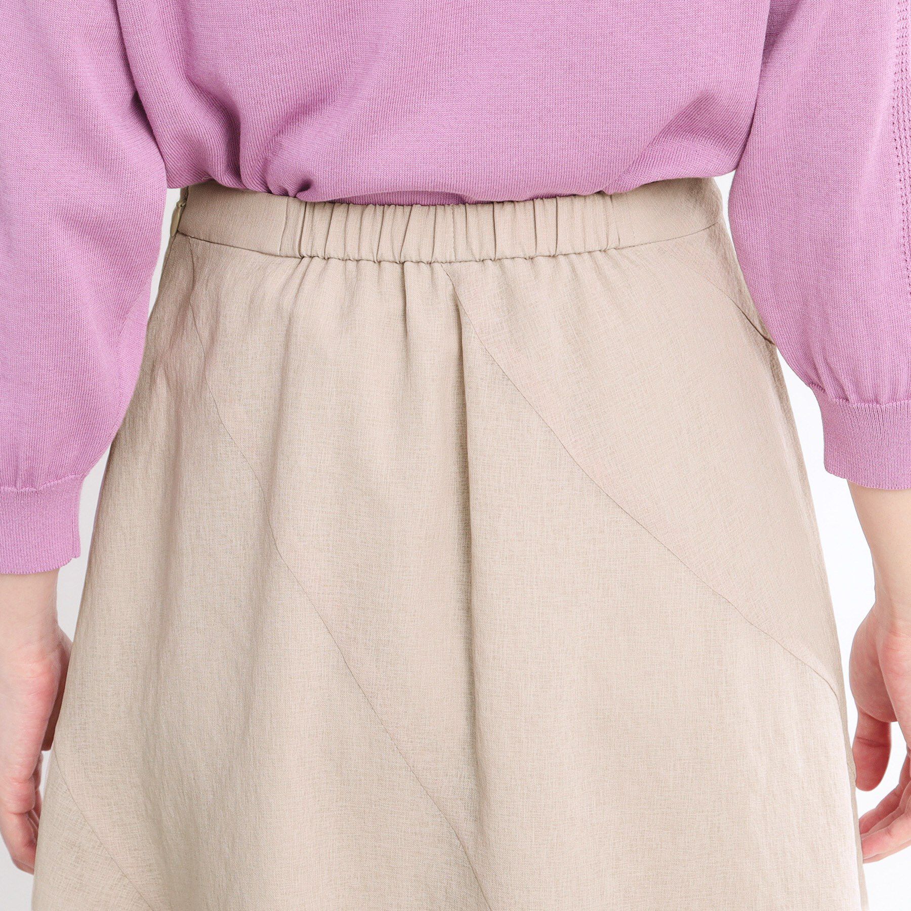 Reflect「【手洗い可】シアーガーゼフレアスカート」|スカート|