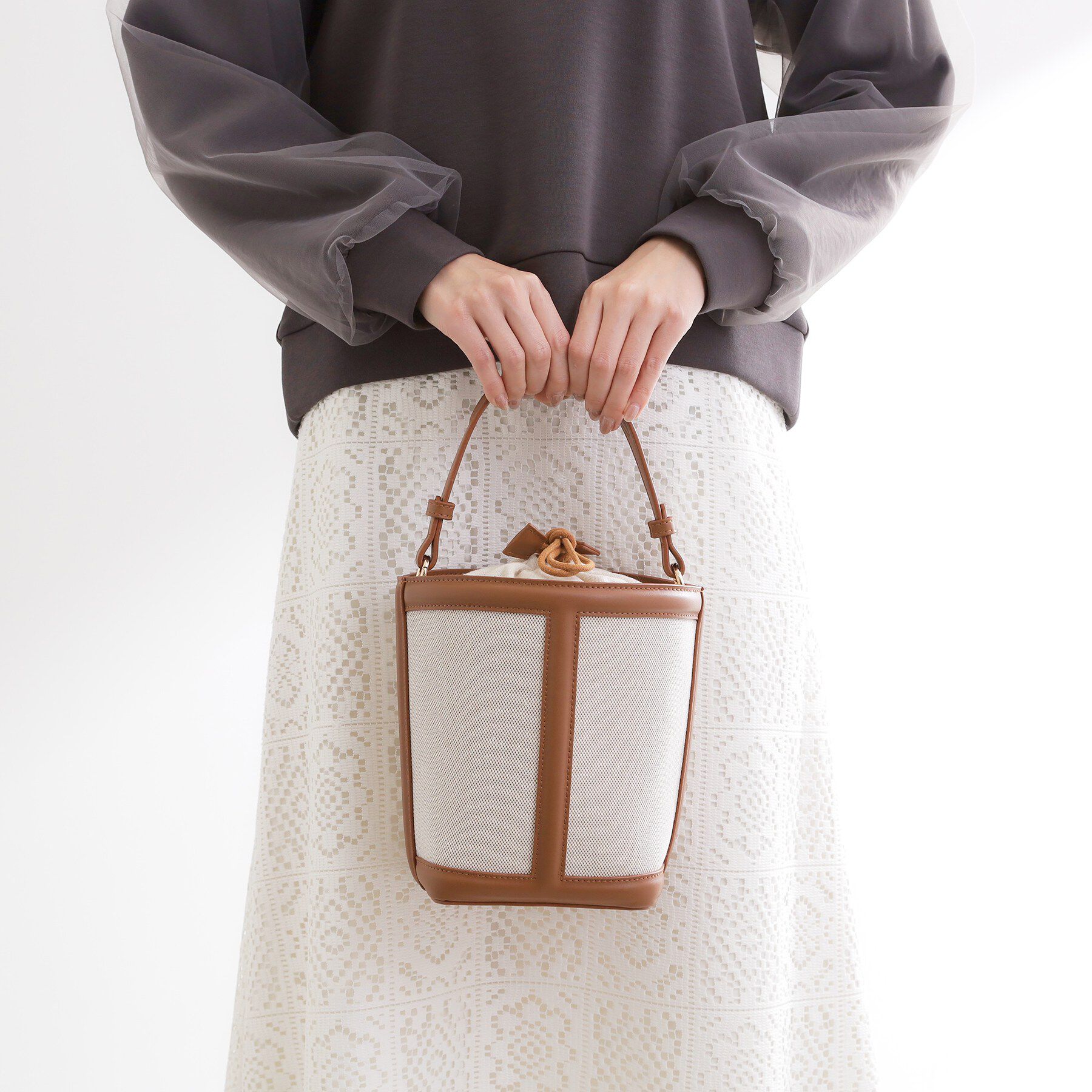 Reflect「【ショルダー付き】バケット型ワンショルダーバッグ」|ショルダー・メッセンジャー|