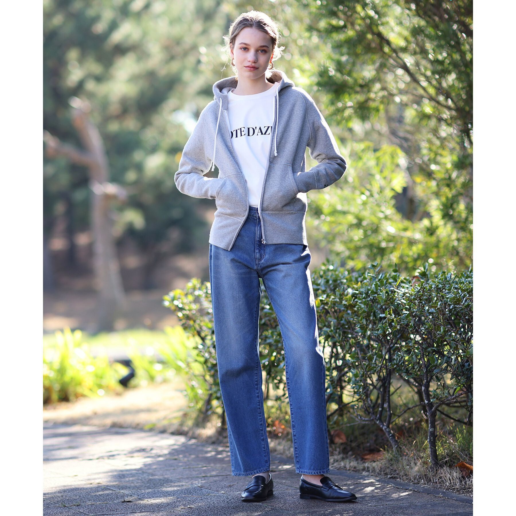 DRESSTERIOR「デキシー吊裏毛ジップアップパーカ」|パーカー|