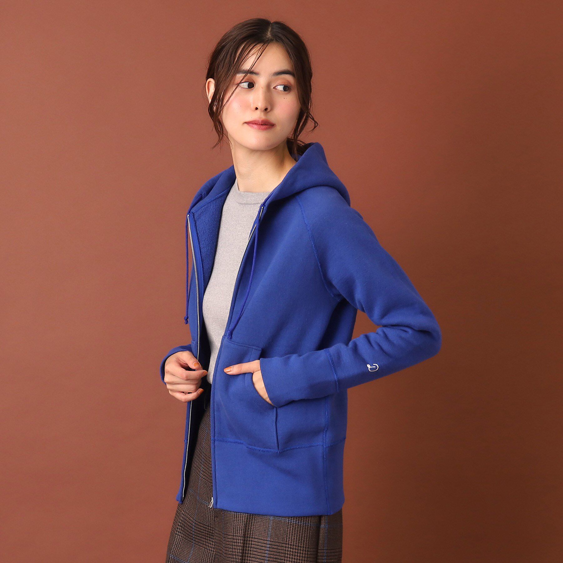 DRESSTERIOR「デキシー吊裏毛ジップアップパーカ」|パーカー|