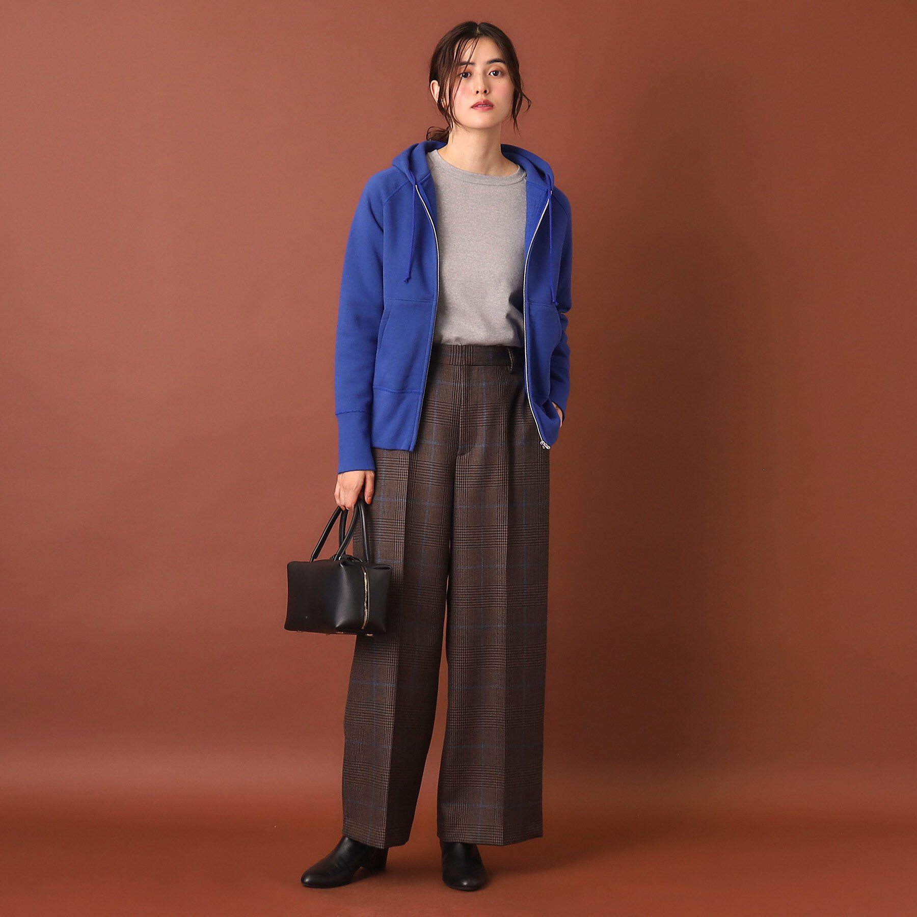 DRESSTERIOR「デキシー吊裏毛ジップアップパーカ」|パーカー|