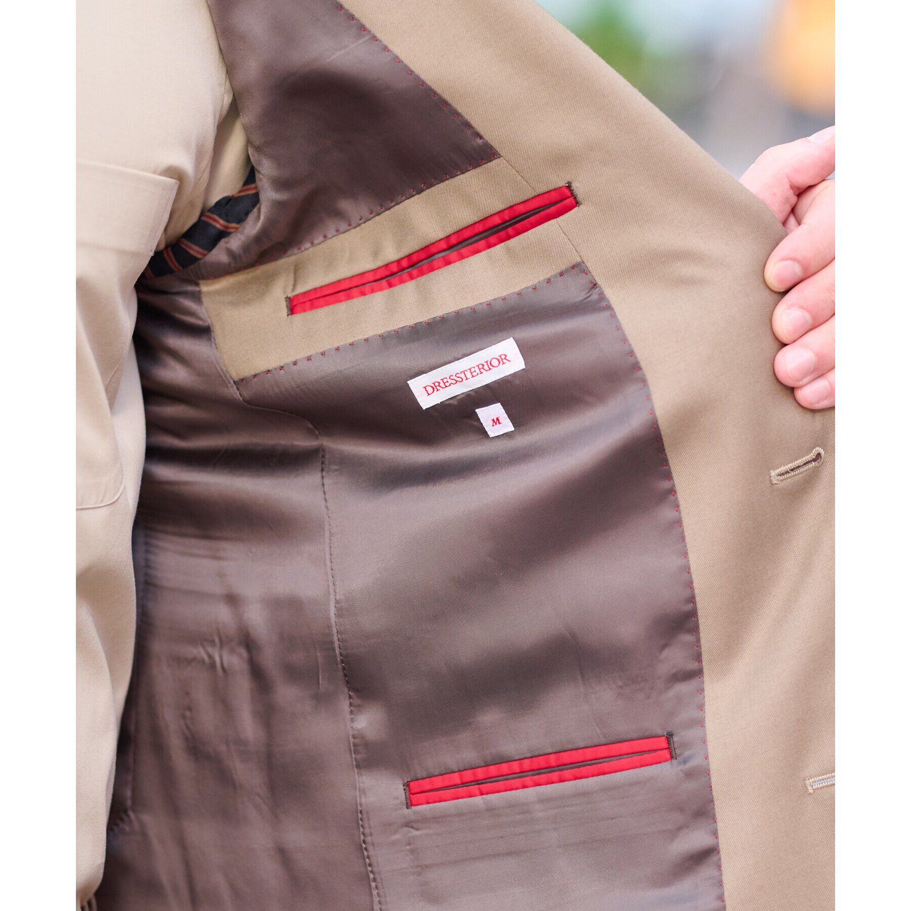 DRESSTERIOR「【セットアップ可】ピークドラペルSET UPジャケット」|テーラードジャケット|