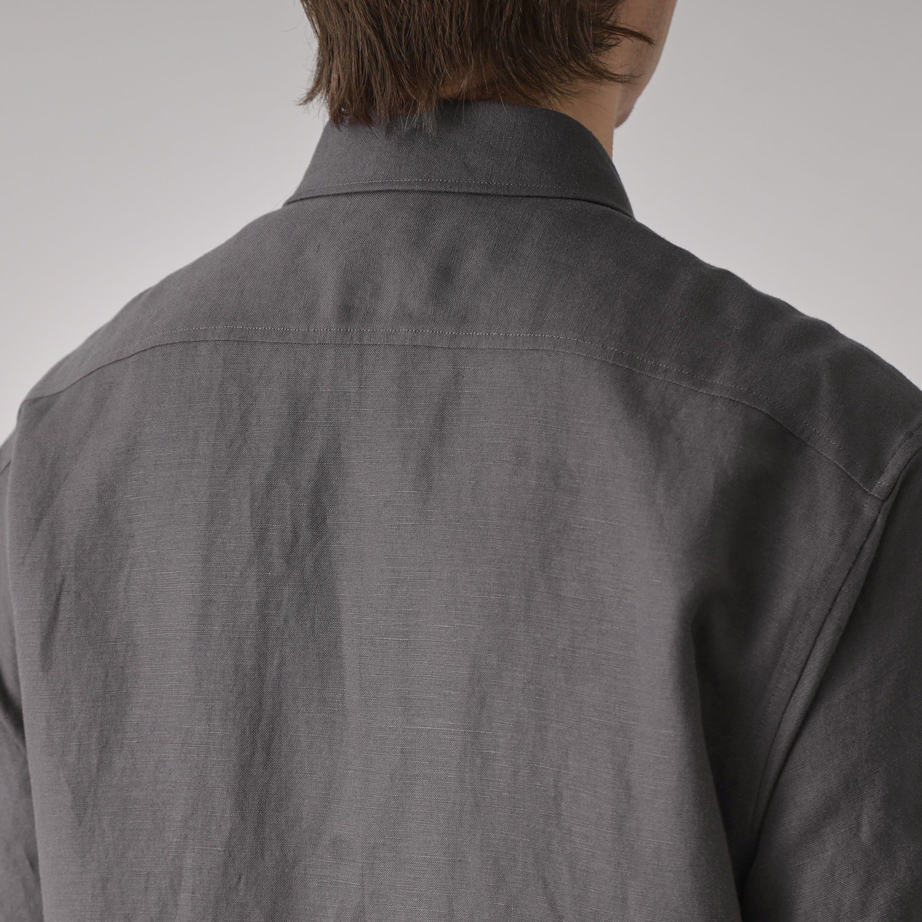 DRESSTERIOR「リネンレーヨン ハーフスリーブシャツ」|シャツ・ブラウス|