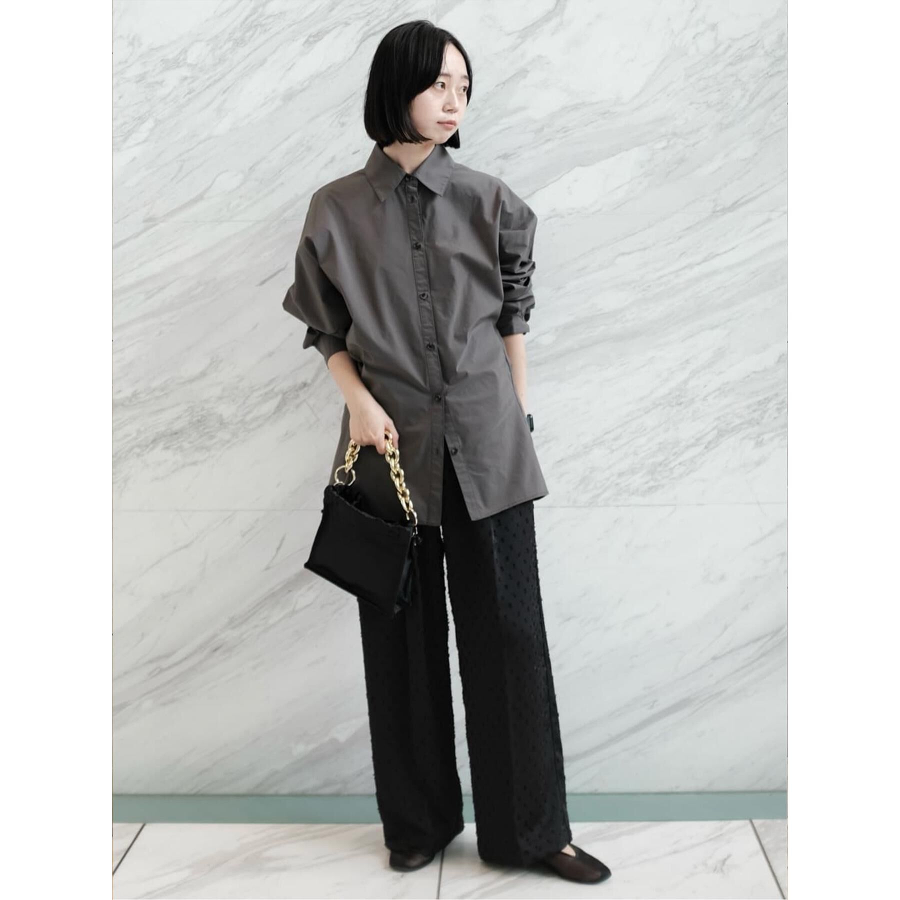 DRESSTERIOR「provoke（プロヴォーク）【別注カラーあり】ウエストシェイプシャツ」|シャツ・ブラウス|