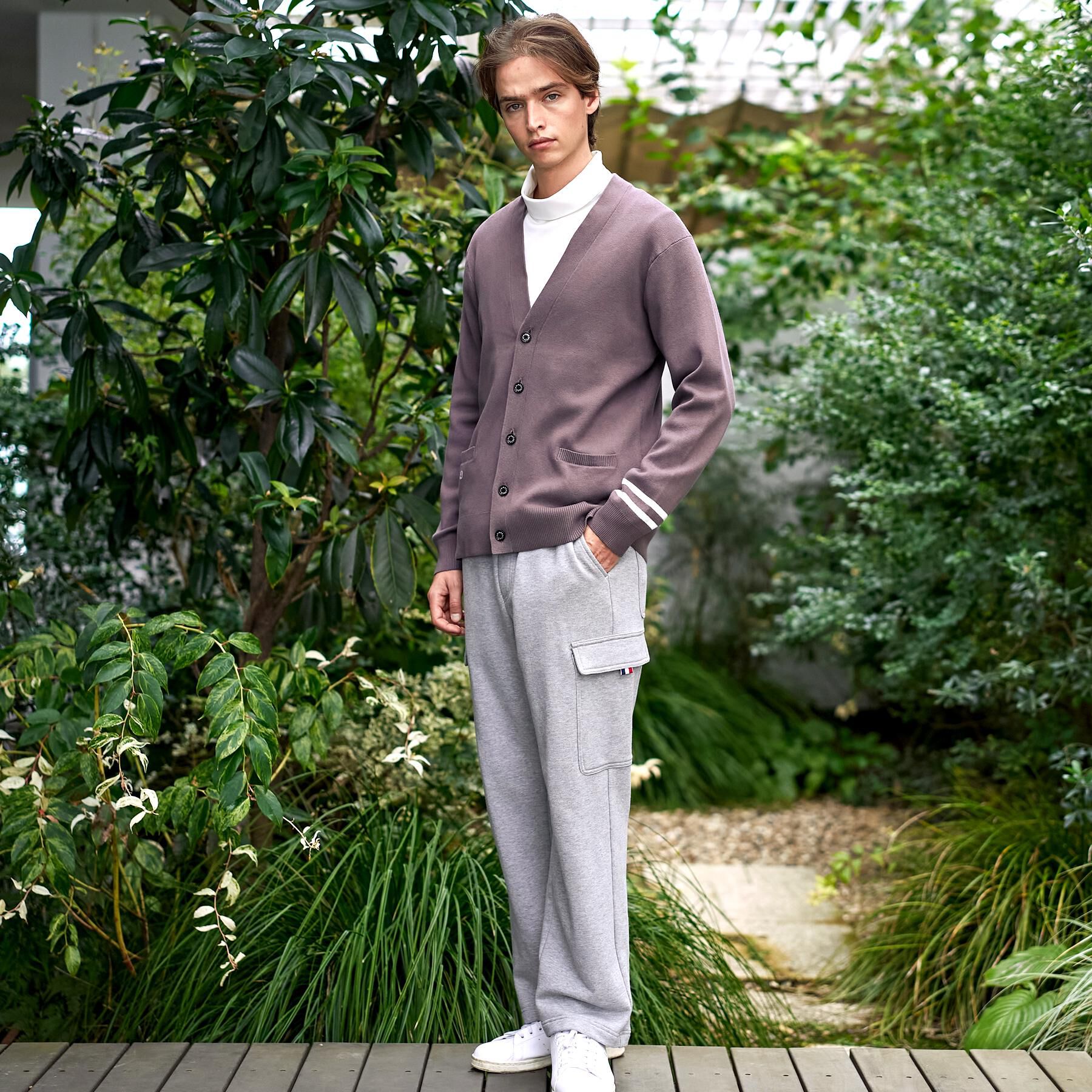 DRESSTERIOR「ウォッシャブル コットンカシミヤスムースカーディガン」|カーディガン|