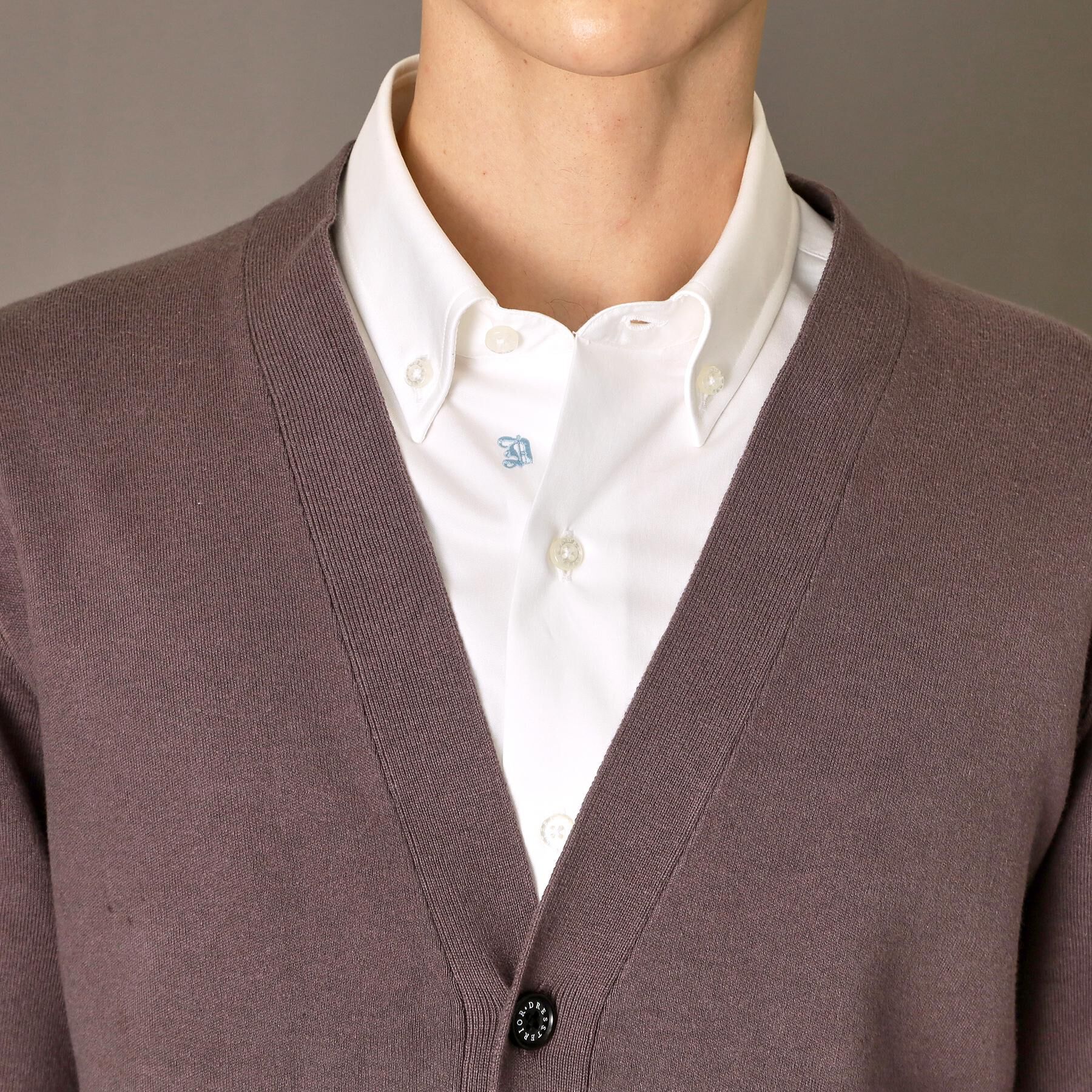 DRESSTERIOR「ウォッシャブル コットンカシミヤスムースカーディガン」|カーディガン|