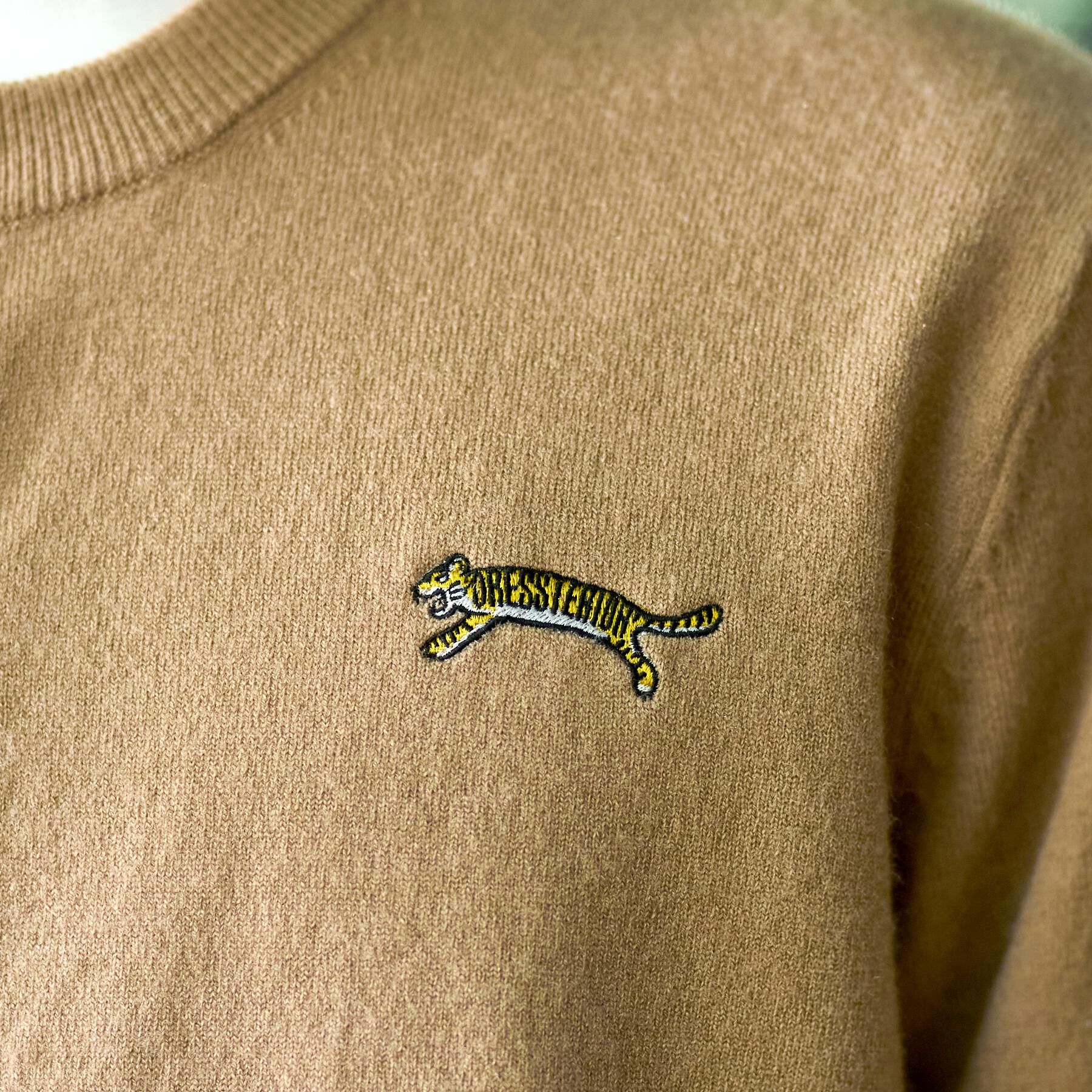 DRESSTERIOR「【Monomax11月号掲載】タイガーエンブロイダリー ラウンドネックカーディガン」|カーディガン|