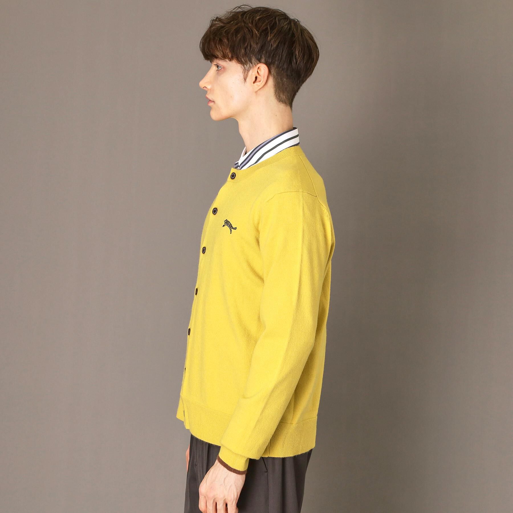 DRESSTERIOR「【Monomax11月号掲載】タイガーエンブロイダリー ラウンドネックカーディガン」|カーディガン|