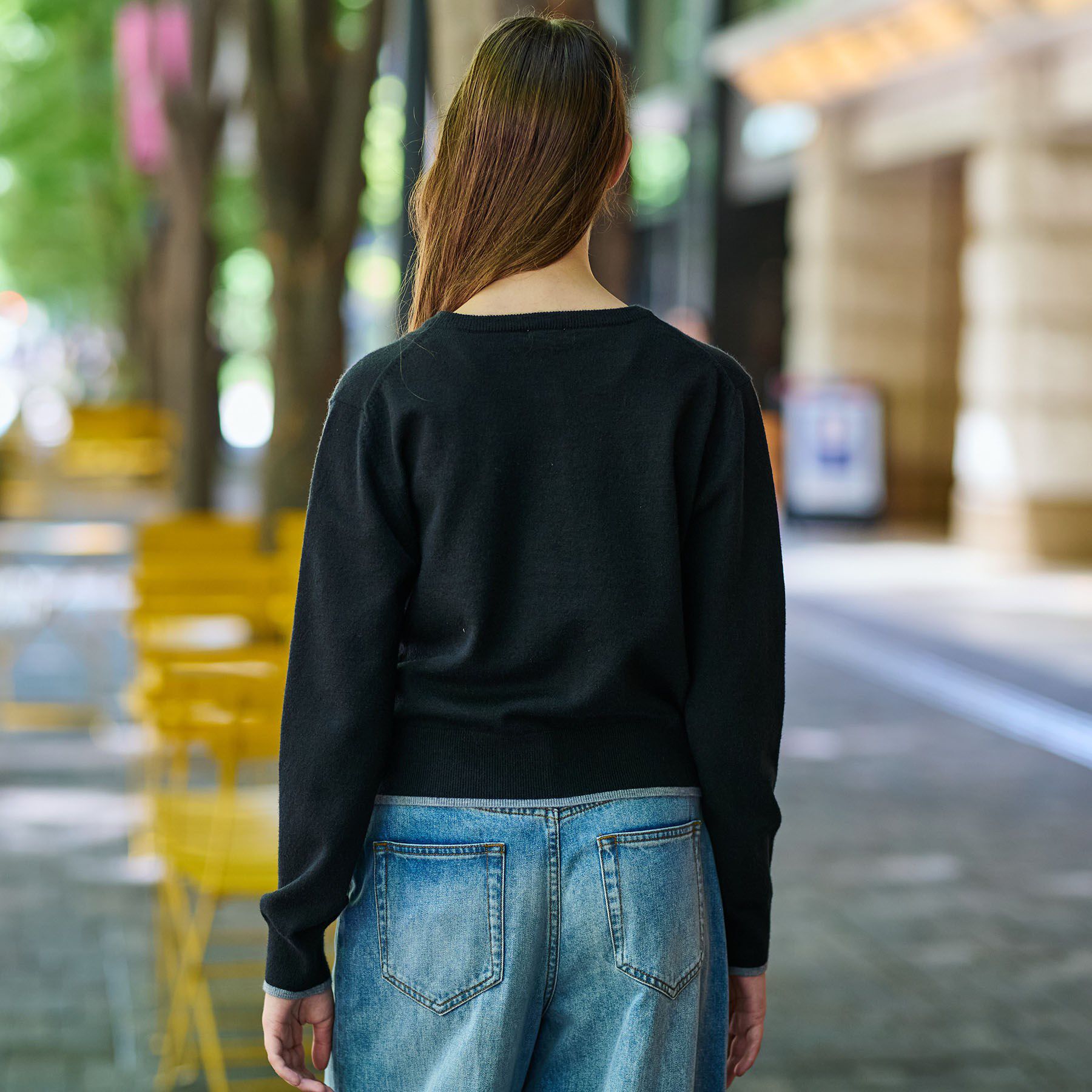 DRESSTERIOR「【CLASSY．12月号掲載】タイガーエンブロイダリークルーネックカーディガン」|カーディガン|