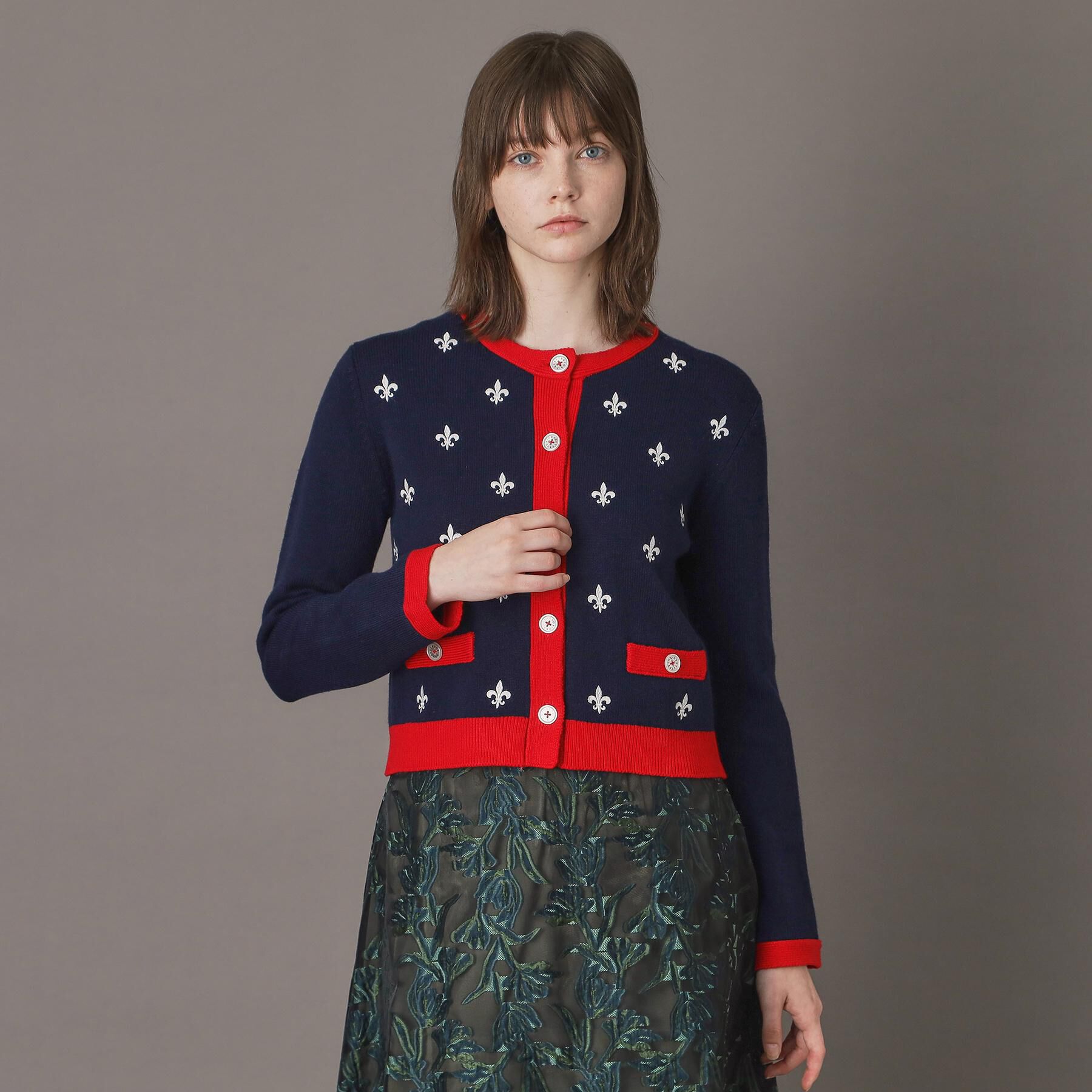 DRESSTERIOR「リリィクレストカーディガン」|カーディガン|