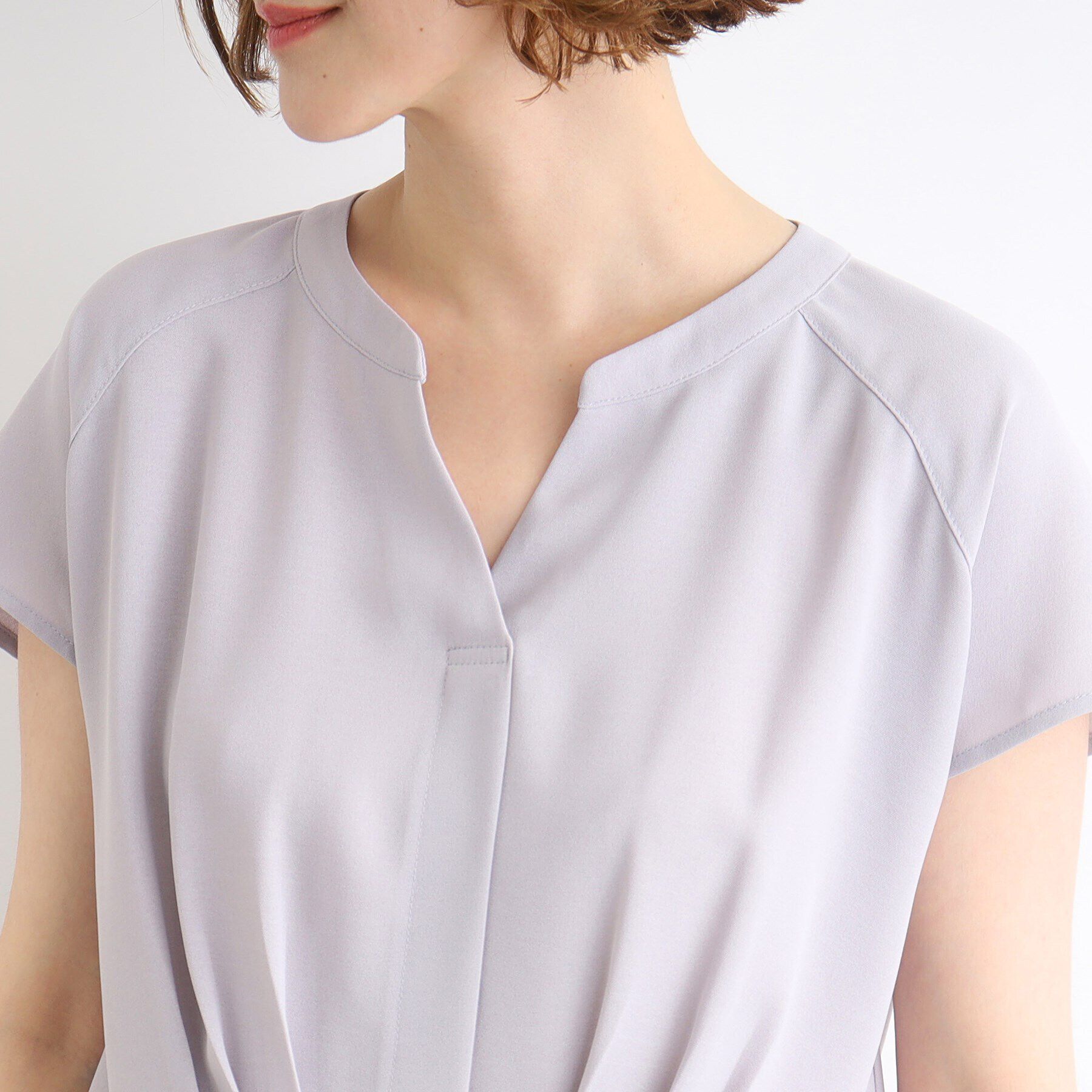 grove「スキッパーウエストタックペプラムブラウス」|シャツ・ブラウス|