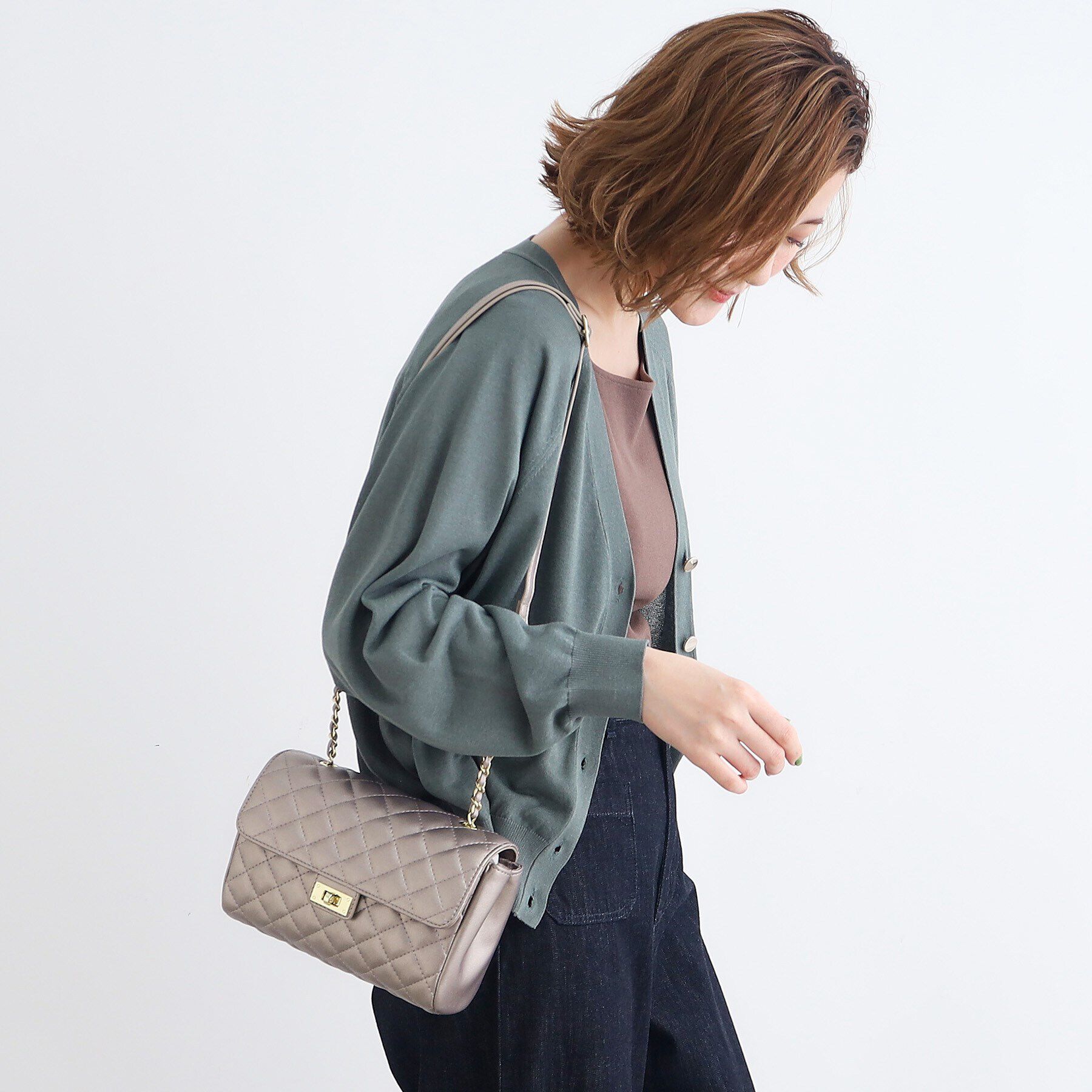 grove「キルトチェーンショルダー」|ショルダー・メッセンジャー|