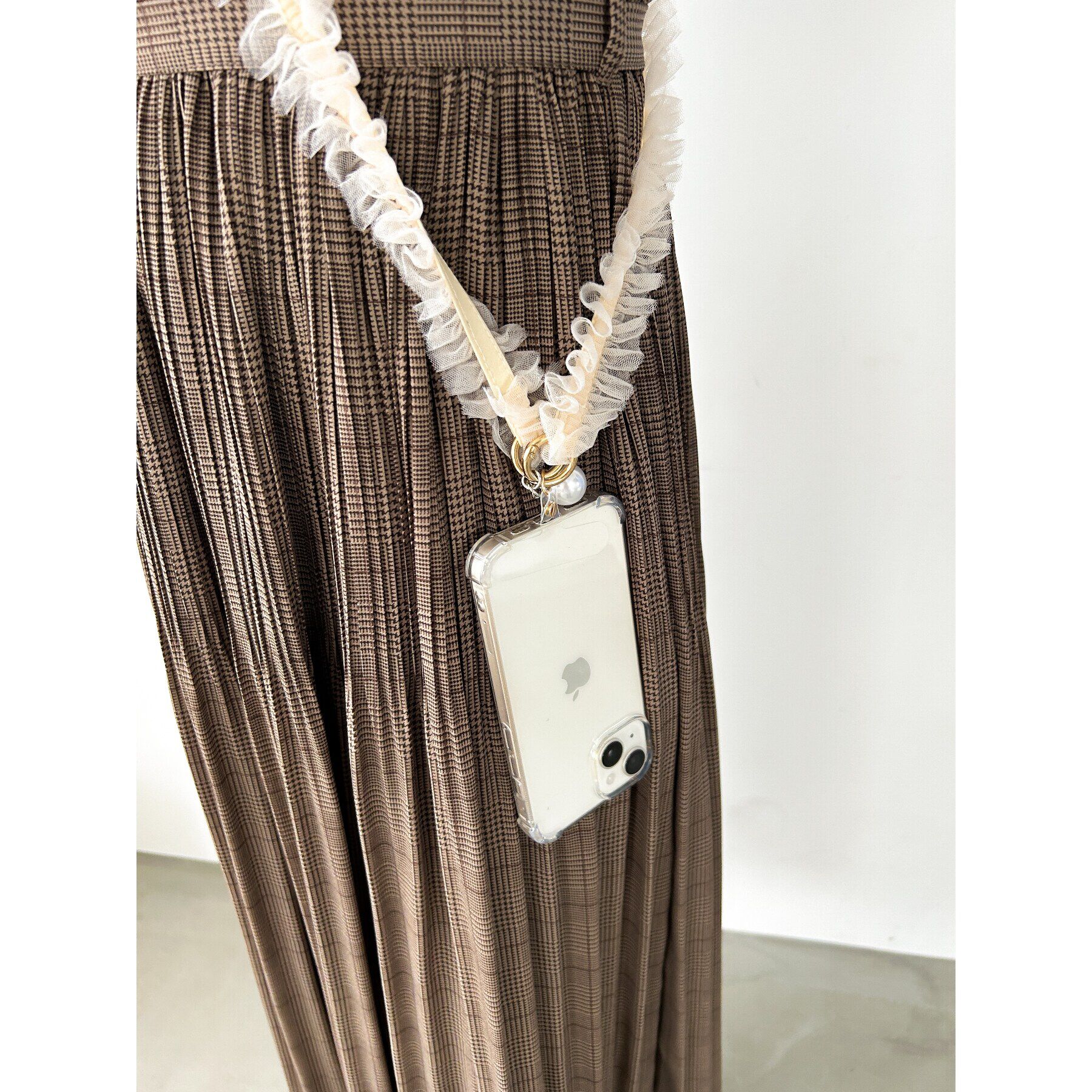 grove「チュールチャームロング」|キーケース|