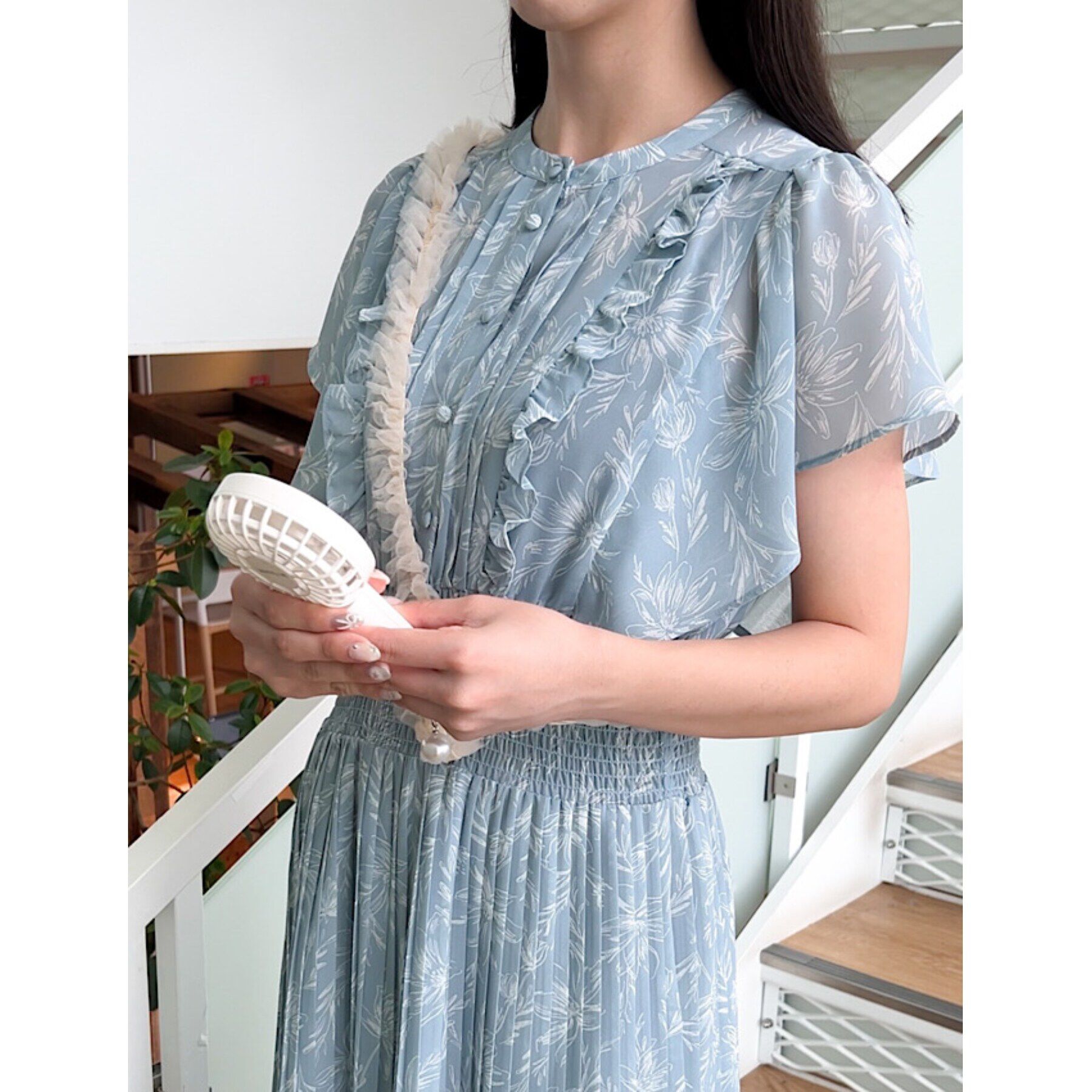 grove「チュールチャームロング」|キーケース|