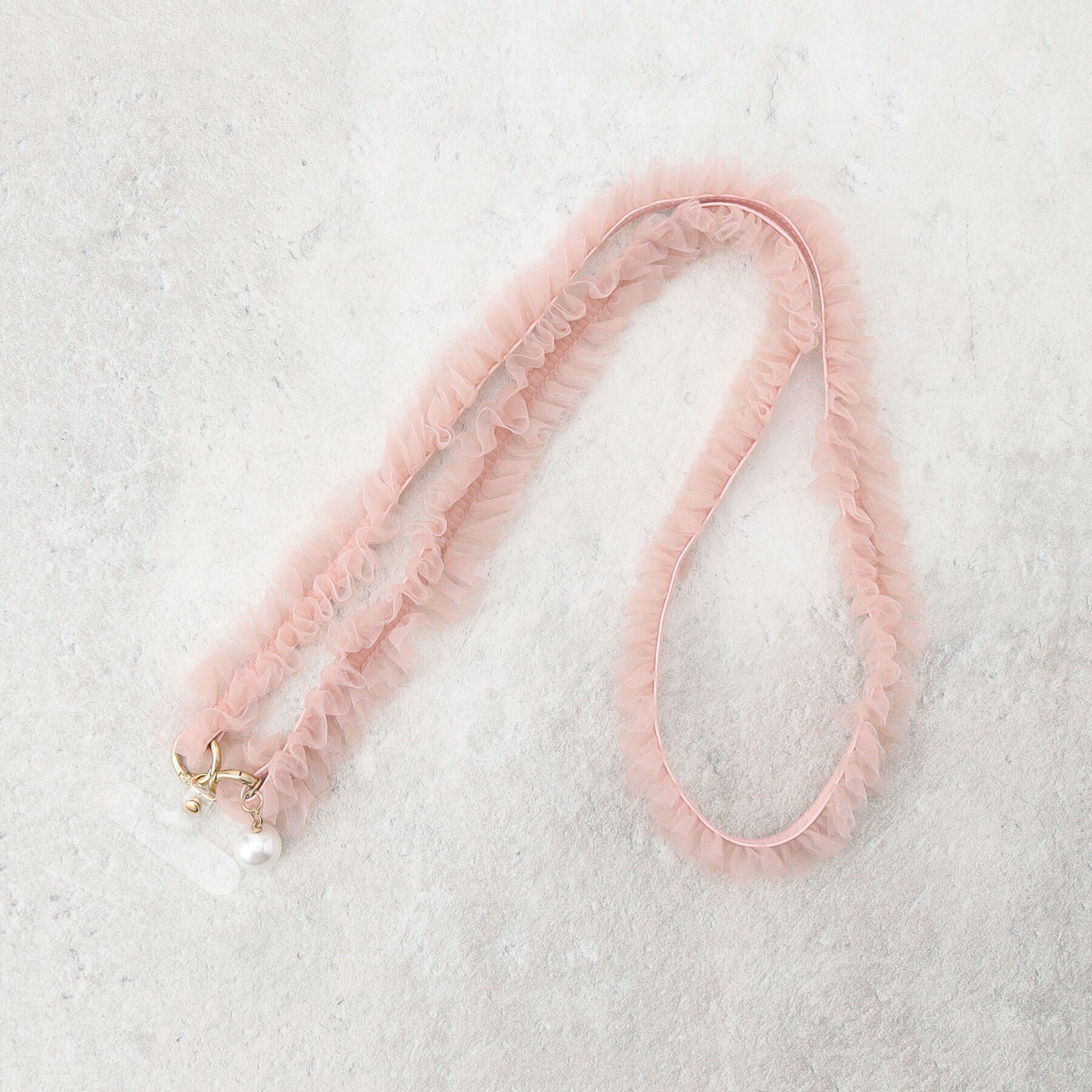 grove「チュールチャームロング」|キーケース|ピンク(071)