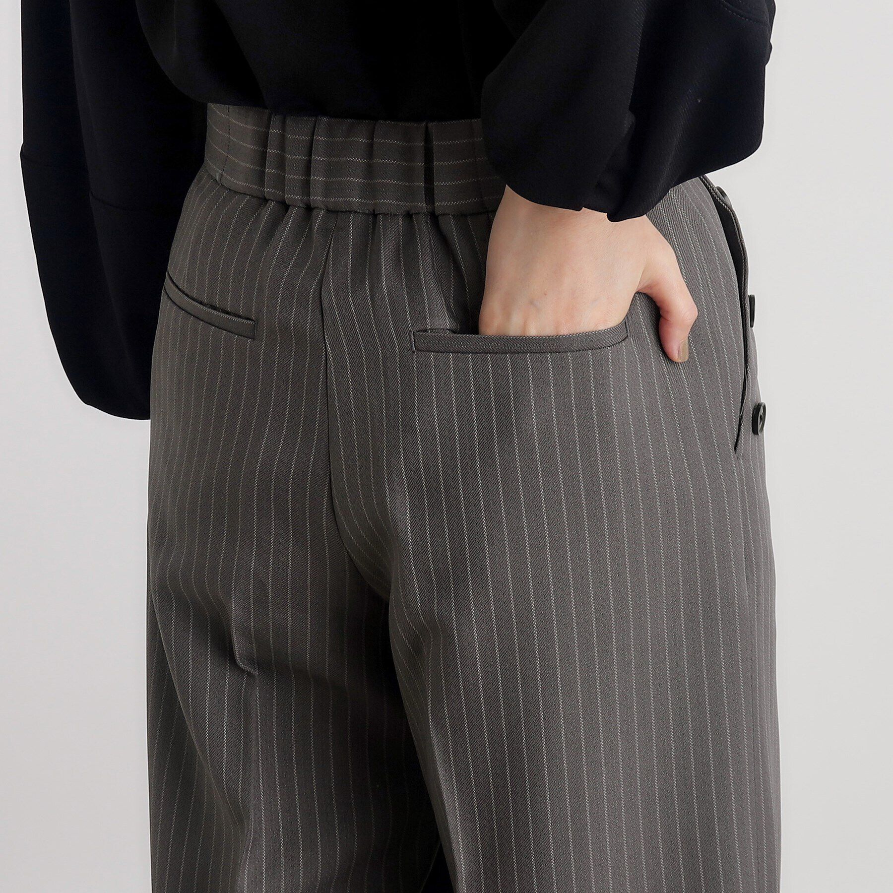 grove「ドビーストライプマリンワイドパンツ」|その他|