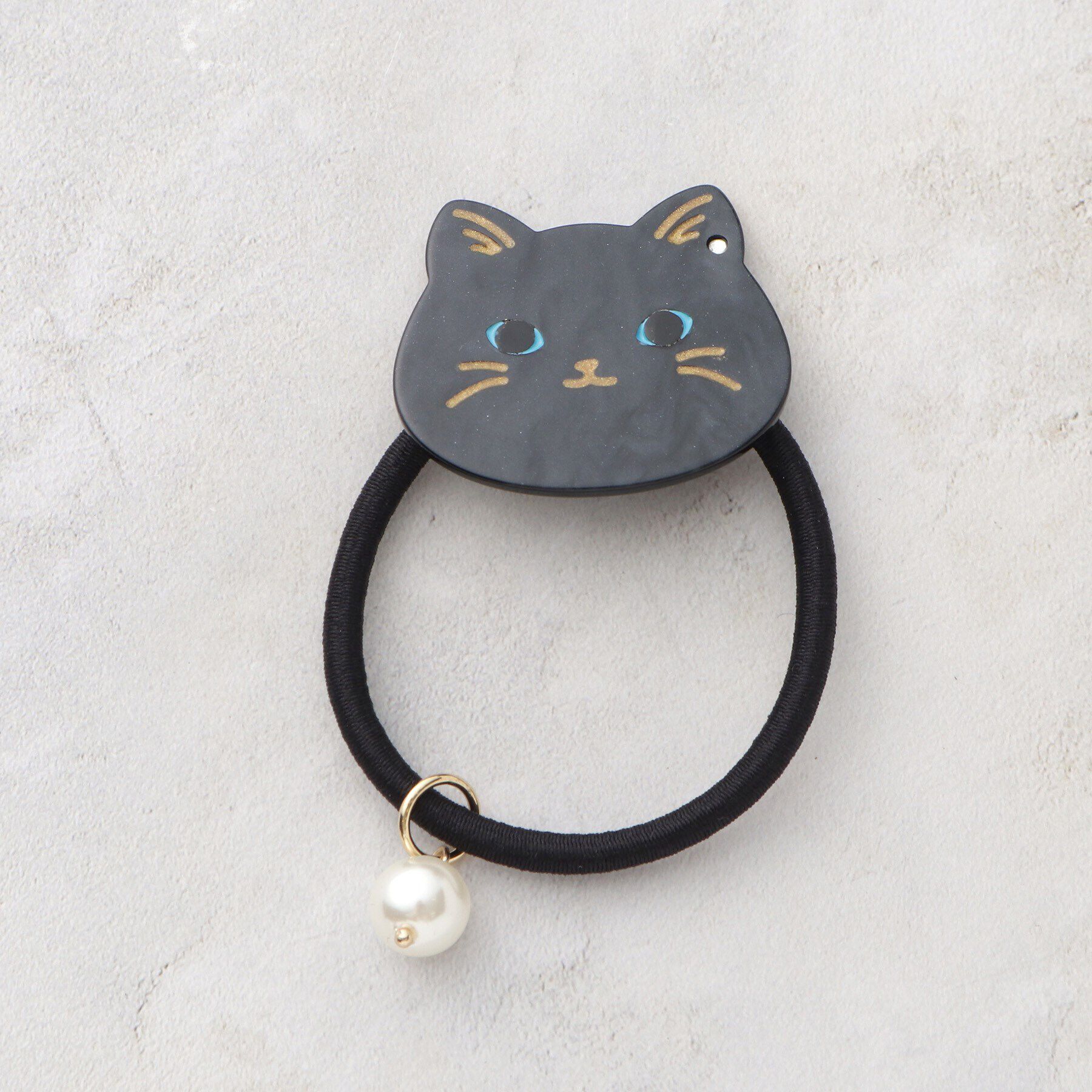 grove「ネコフェイスパール調ポニー」|その他|ブラック(019)