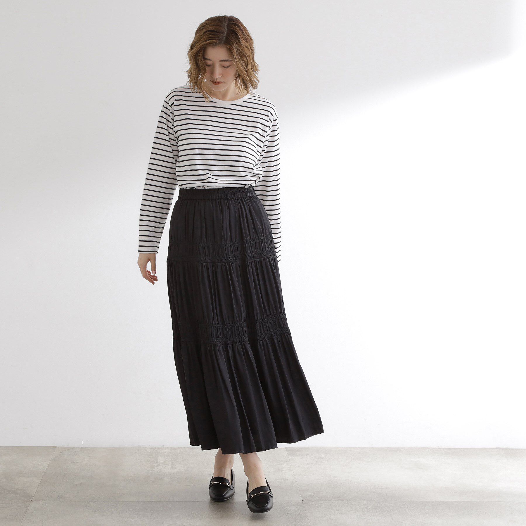 grove「ボーダーアソートベーシックロンT」|Tシャツ・カットソー|