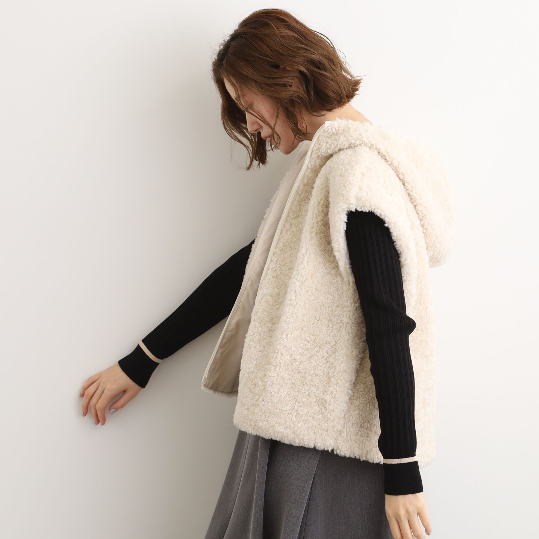 grove「【名品アウター/3WAY・はっ水】ボアライナー付マウンテンパーカ」|ブルゾン・スタジャン|