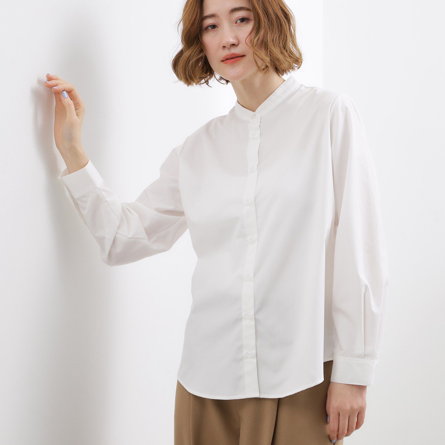 grove「【2点SET】一枚でコーデが決まる！ニットベスト&times;シャツSET」|シャツ・ブラウス|