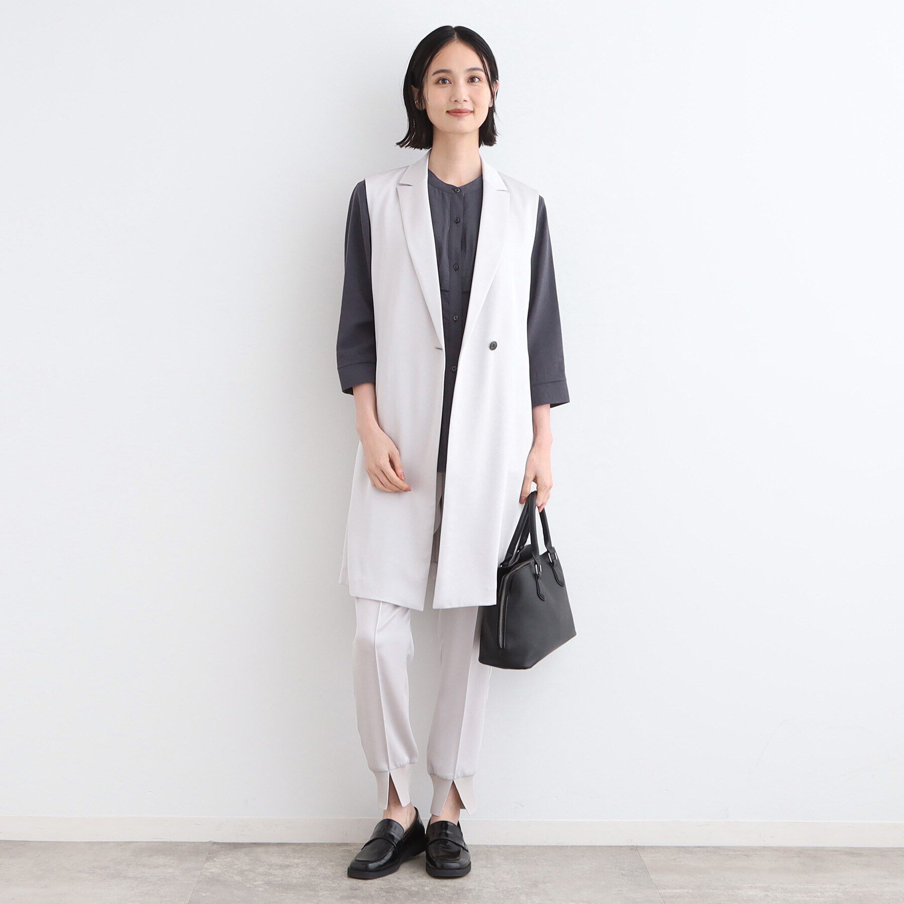 INDIVI「【洗える】ヨークデザインブラウス」|シャツ・ブラウス|