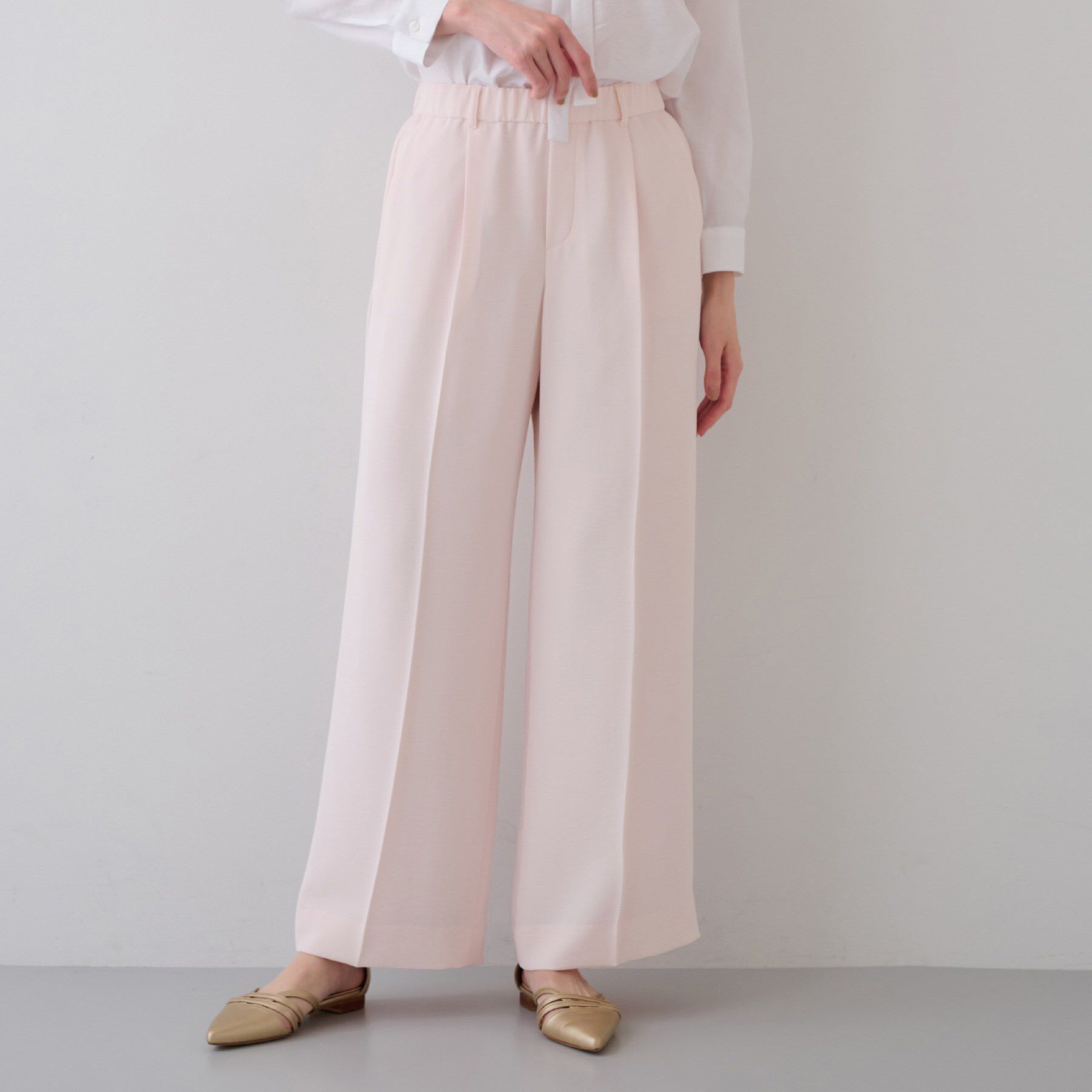 INDIVI「【着る日傘/遮熱/UVケア】ワイドパンツ」|スーツ|