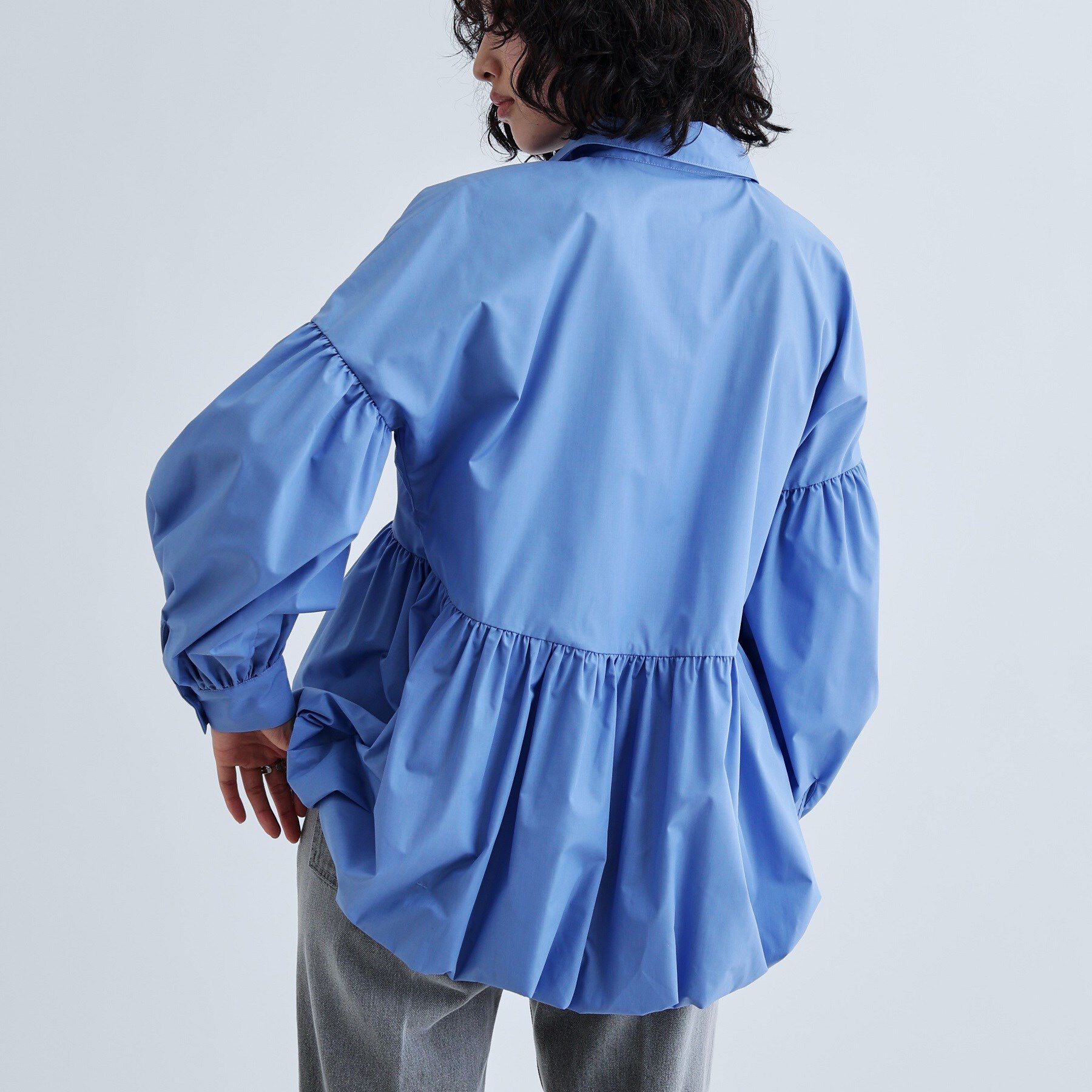 GALLEST「バルーンペプラムブラウス」|シャツ・ブラウス|