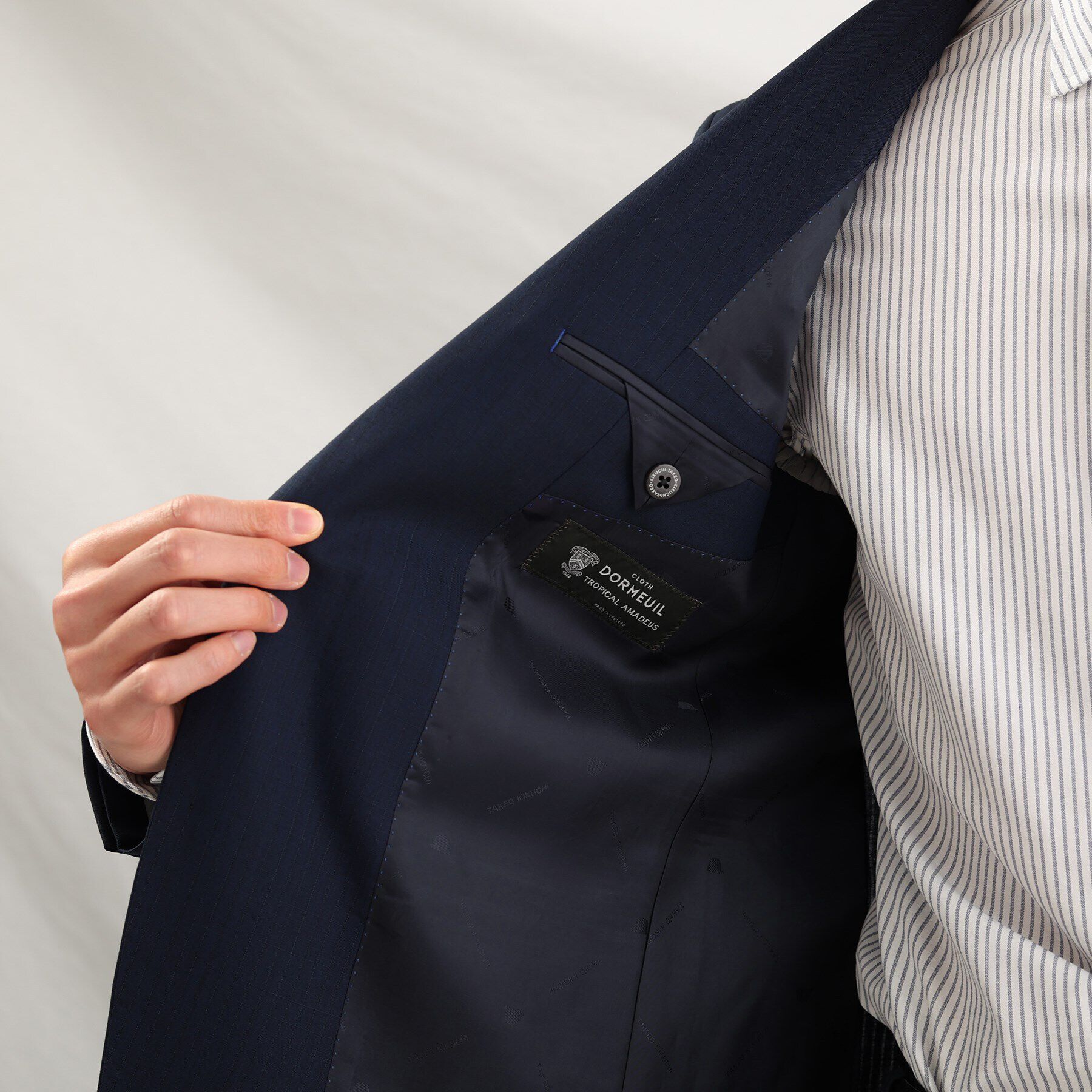 TAKEO KIKUCHI「【DORMEUIL】リップストップ カラー スーツ」|スーツ|