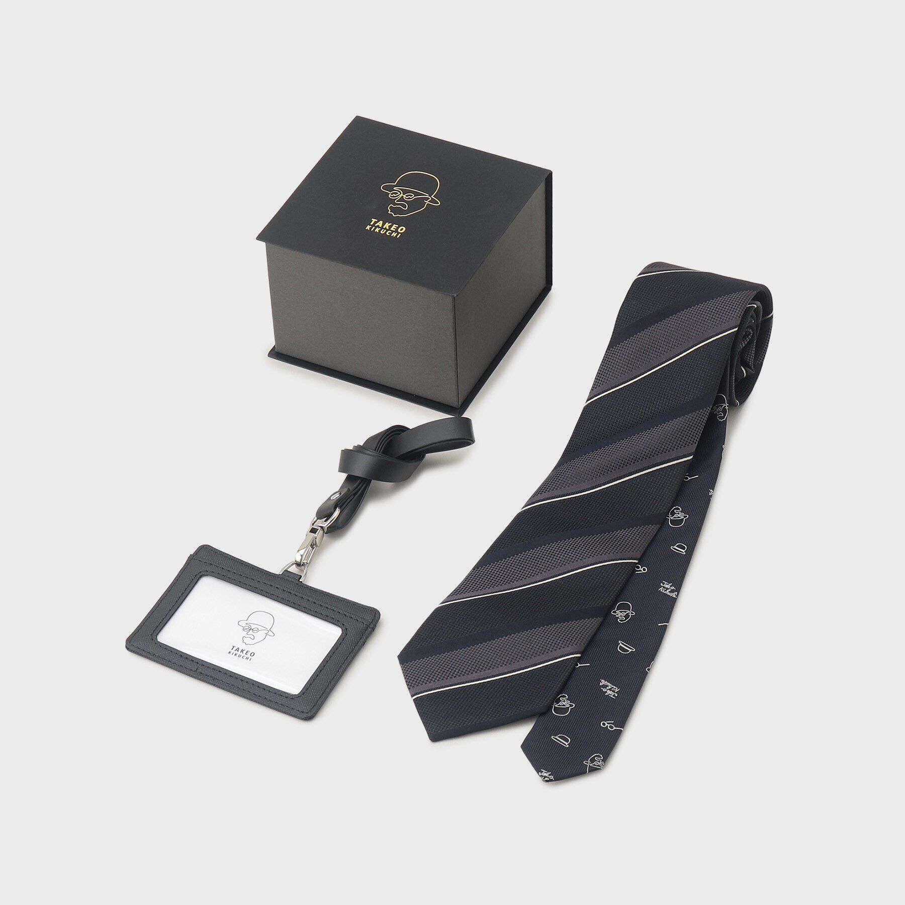 TAKEO KIKUCHI「【SPECIAL BOX】チェンジネクタイ&IDホルダー セット」|ネクタイ・蝶ネクタイ|