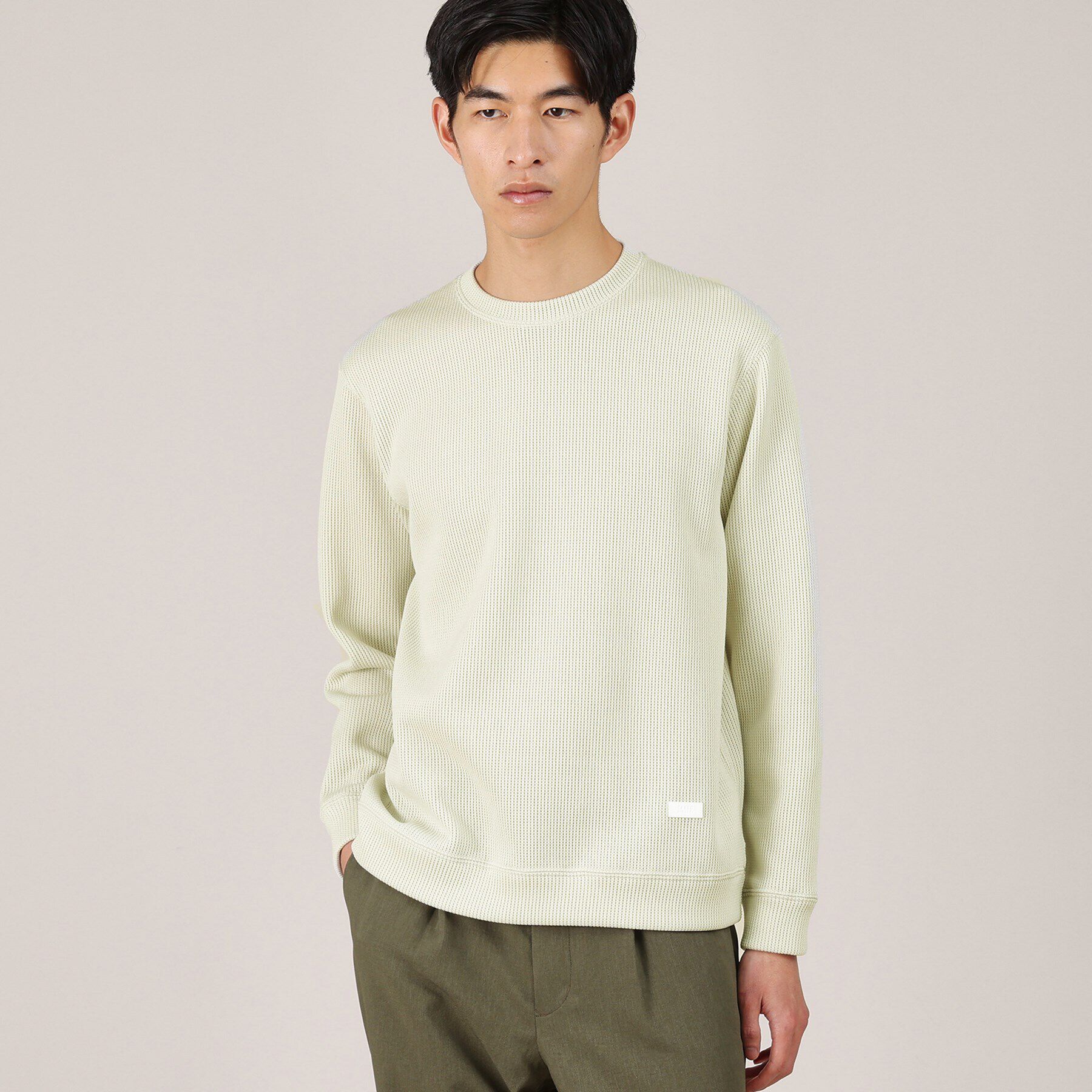 TAKEO KIKUCHI「【Made in JAPAN】ニットライク プルオーバー カットソー」|Tシャツ・カットソー|ライトベージュ(05