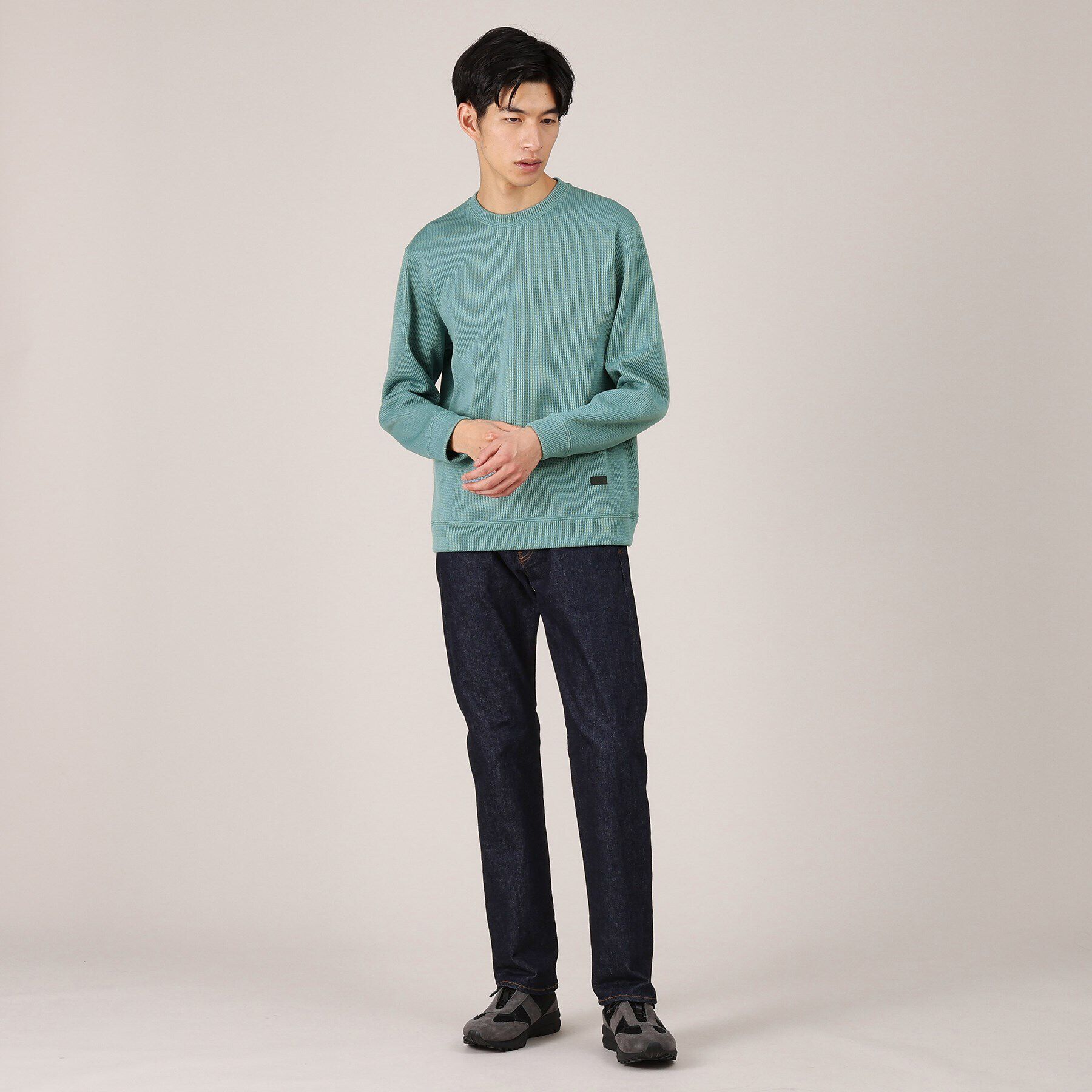 TAKEO KIKUCHI「【Made in JAPAN】ニットライク プルオーバー カットソー」|Tシャツ・カットソー|