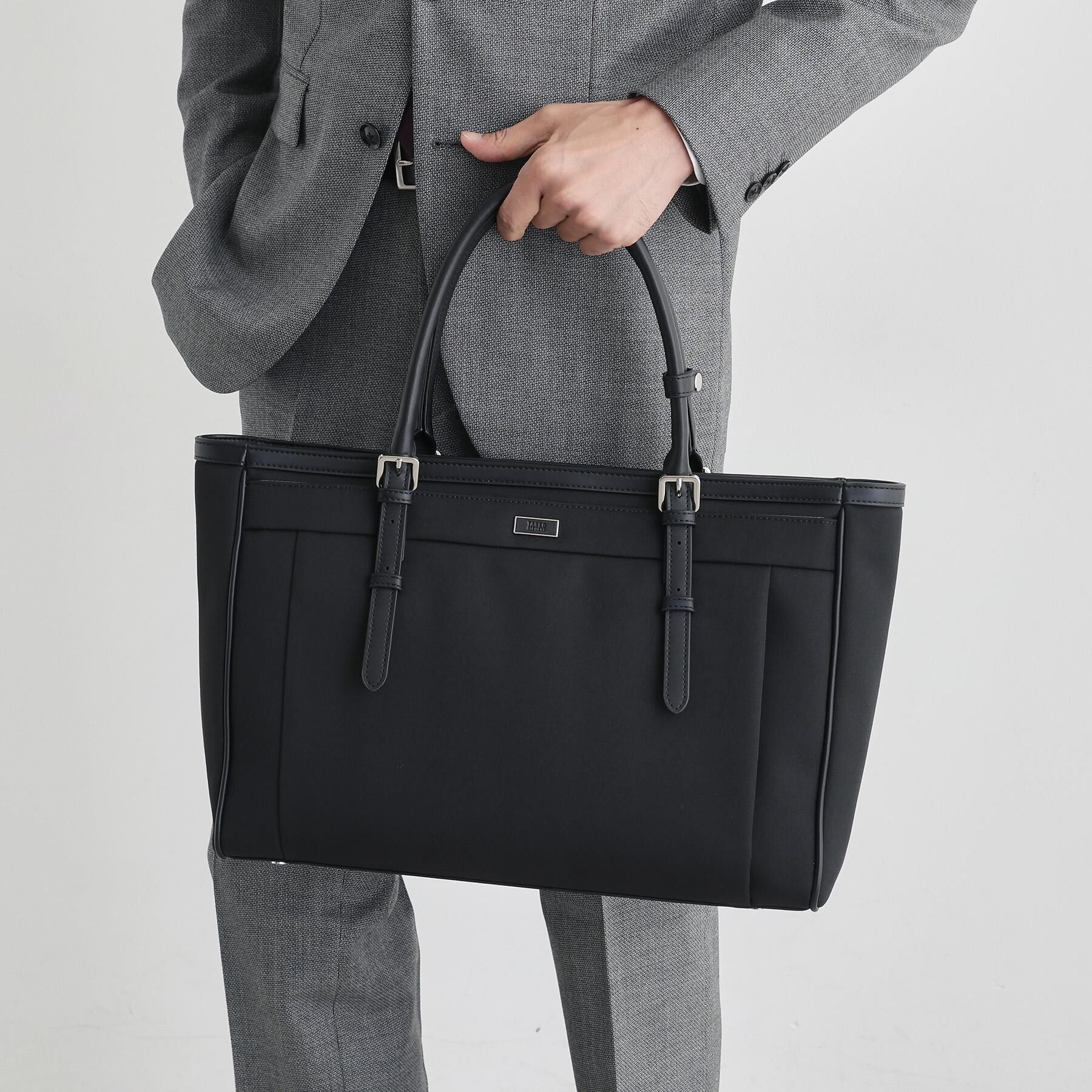 TAKEO KIKUCHI「メランジピンヘッド ブリーフトート」|ビジネスバッグ|