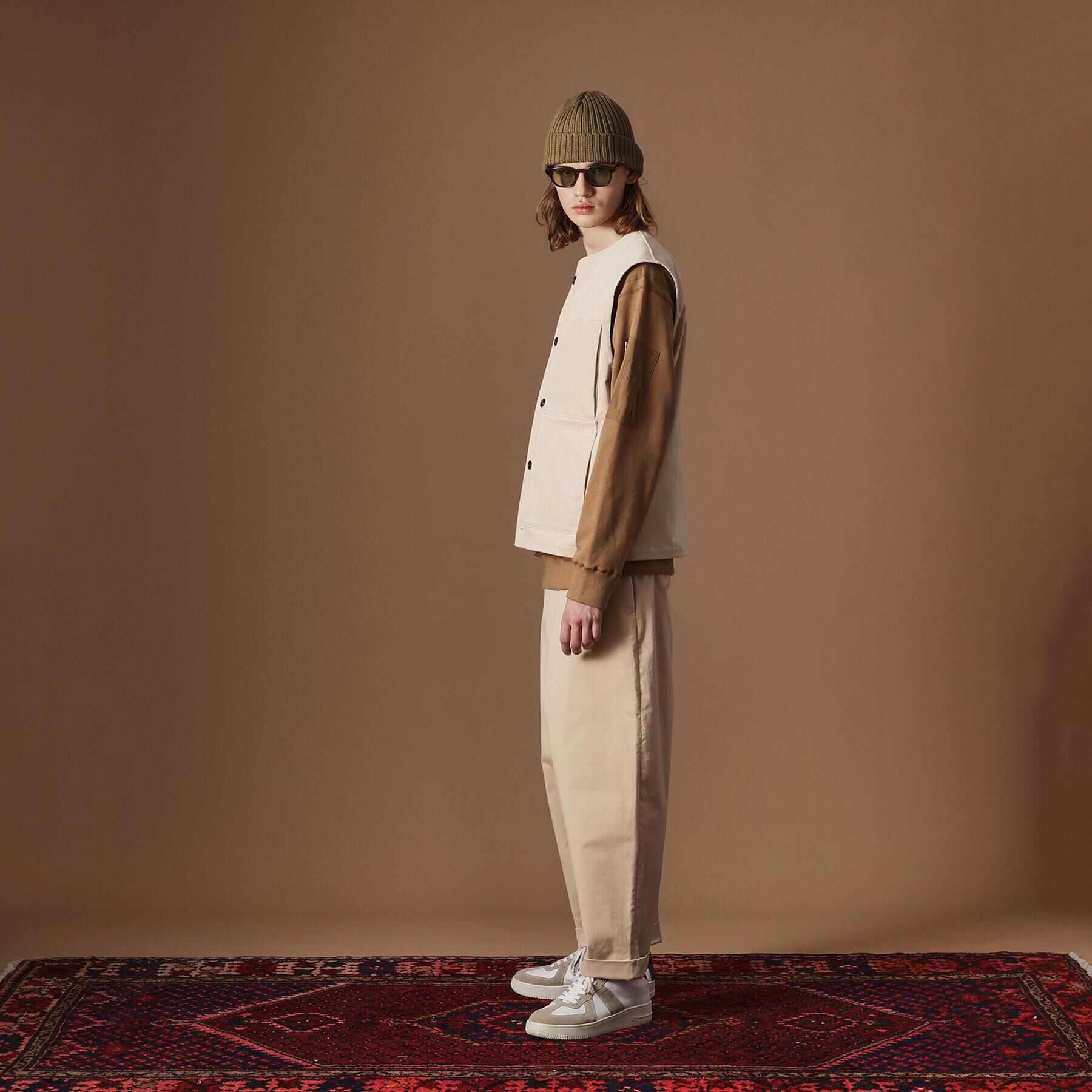 40CARATS&525「【Sサイズ～】コーデュロイ4パッチポケットヴェスト」|ベスト・ジレ|