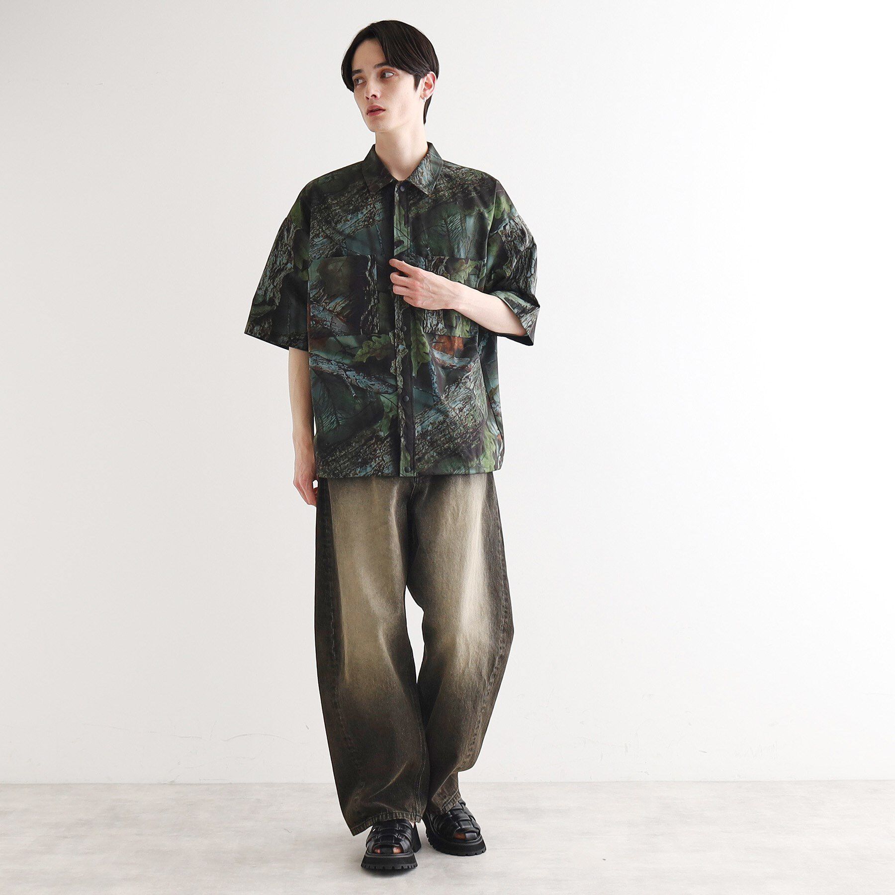 tk.TAKEO KIKUCHI「リアルツリーカモフラシャツ」|シャツ・ブラウス|