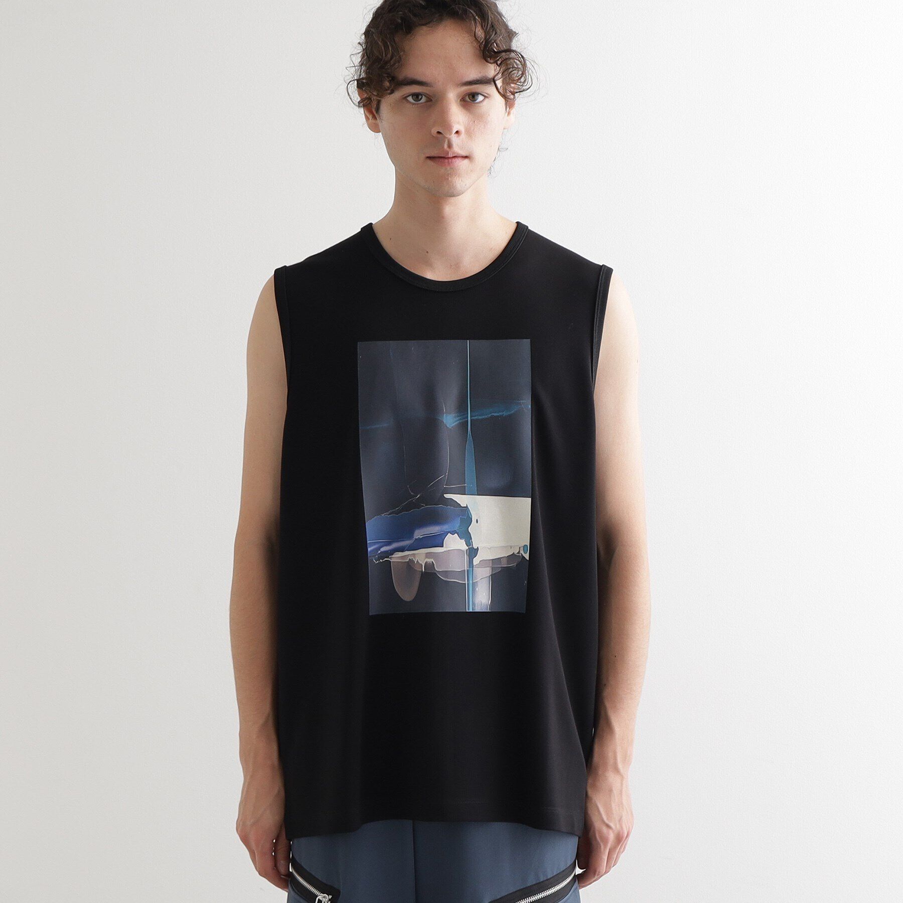 tk.TAKEO KIKUCHI「ウォーターグラフィックノースリーブ」|Tシャツ・カットソー|