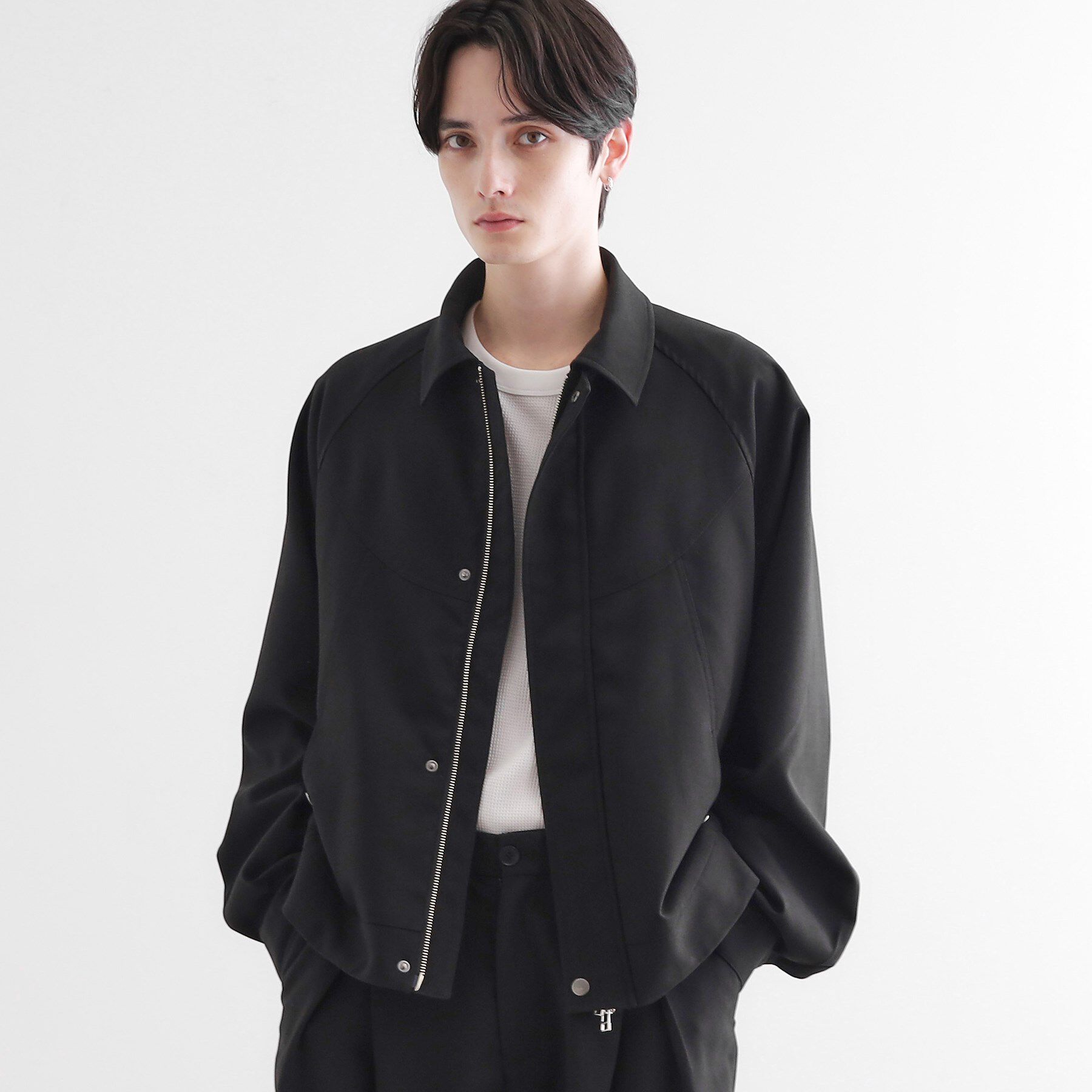 tk.TAKEO KIKUCHI「カーブシームフライトブルゾン」|ブルゾン・スタジャン|