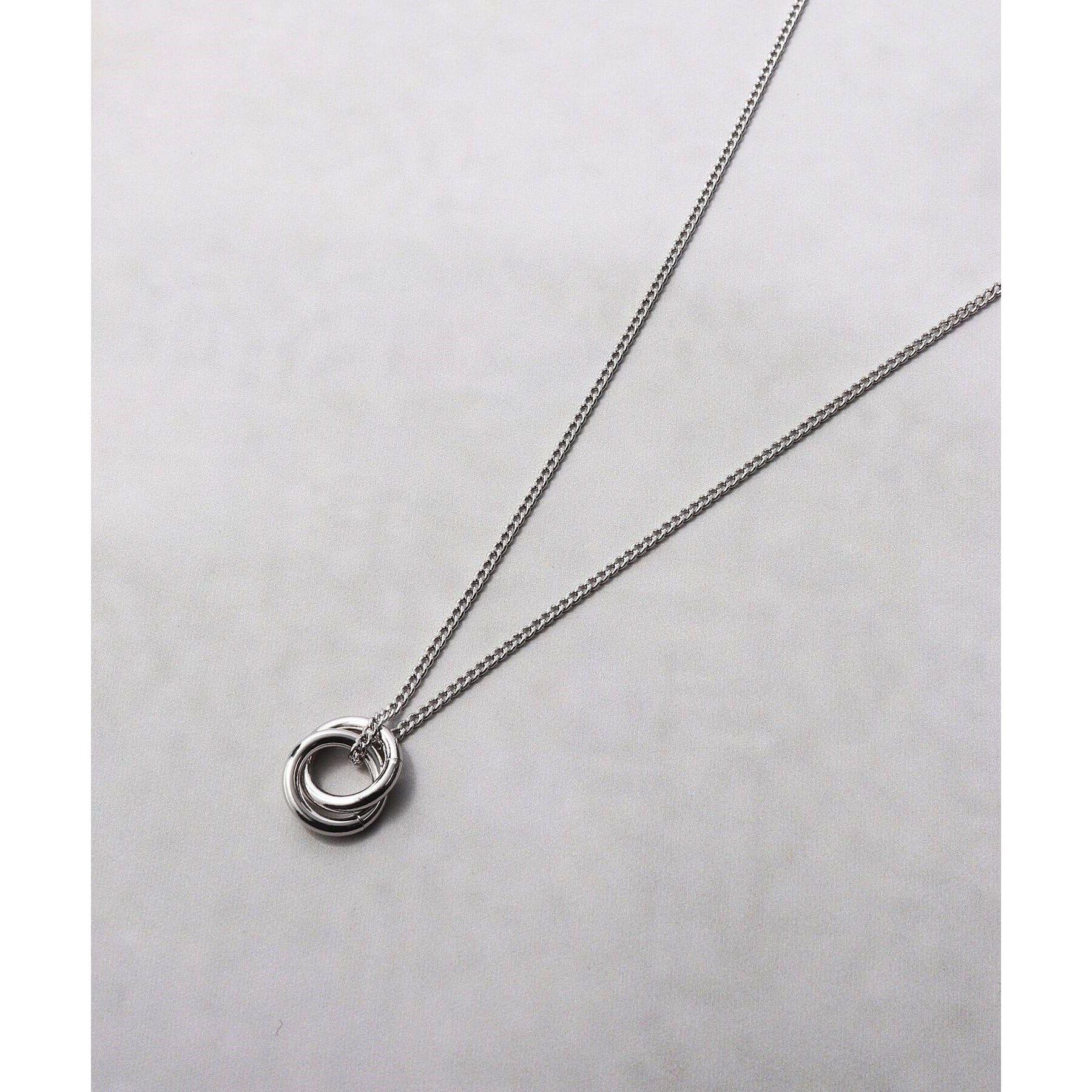 tk.TAKEO KIKUCHI「ダブルリングネックレス」|ネックレス|シルバー(606)