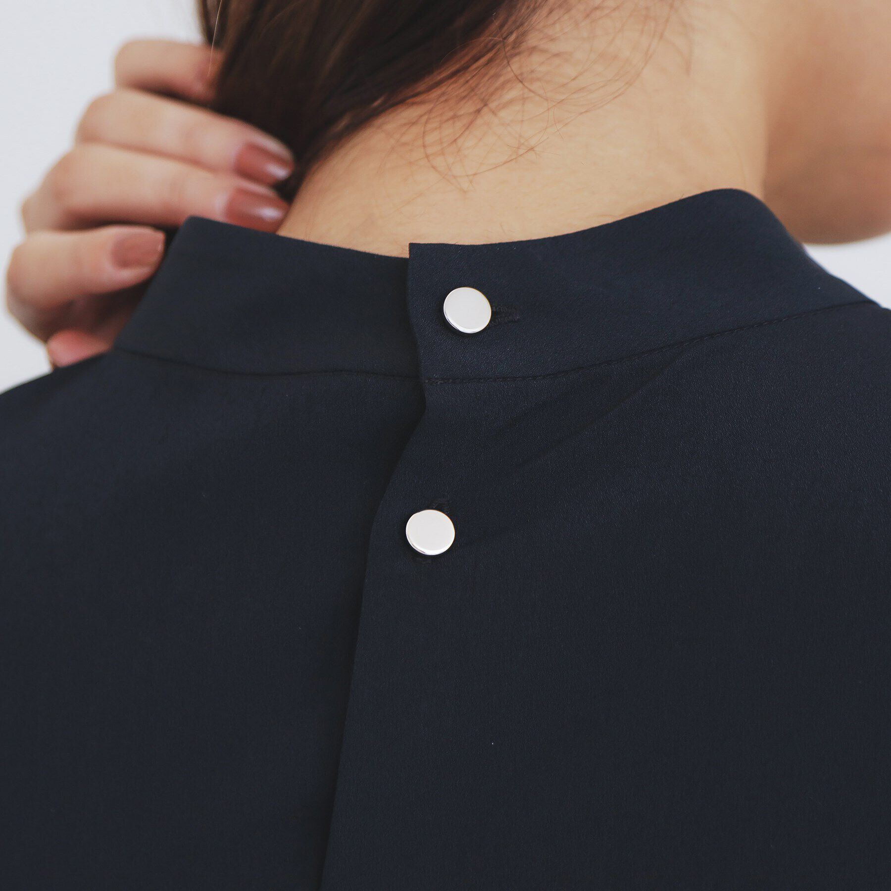 index「《XS-LLsize》通勤・セレモニー対応/ボウタイブラウス/取り外しパーツ付き 【洗濯機洗い可/防」|シャツ・ブラウス|