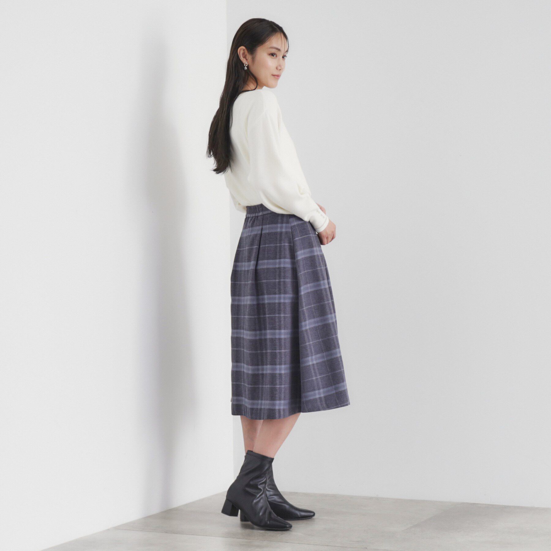 index「《6color/XS-LLsize》ボートネックドルマンニット【洗濯機洗い可】」|ニット・セーター|