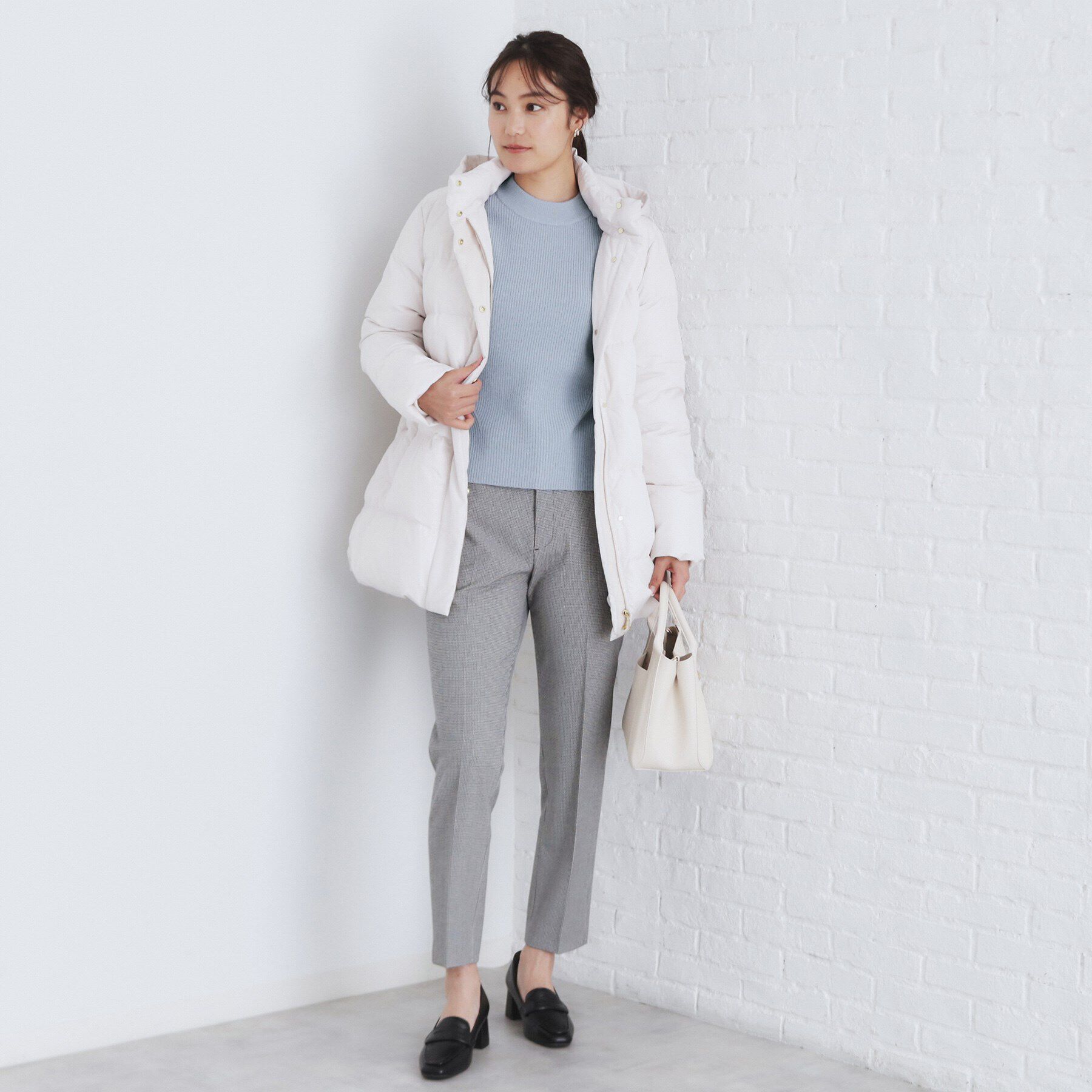 index「《6color/S-LLsize》片畦ハイネックニット【洗濯機洗い可】」|ニット・セーター|