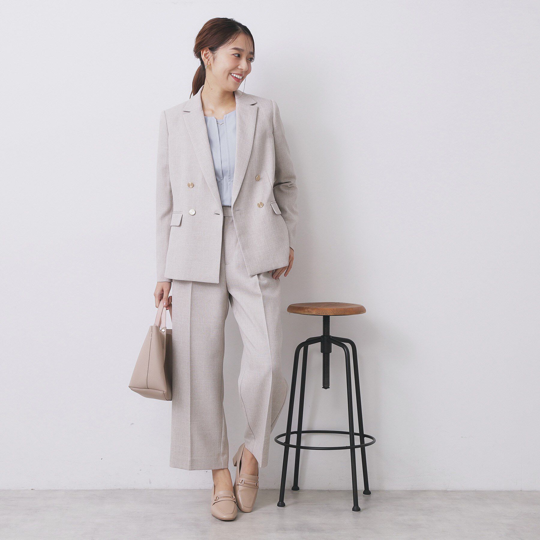 index「《Oggi掲載》ダブルブレストテーラードジャケット/セットアップ対応可【洗える】」|テーラードジャケット|