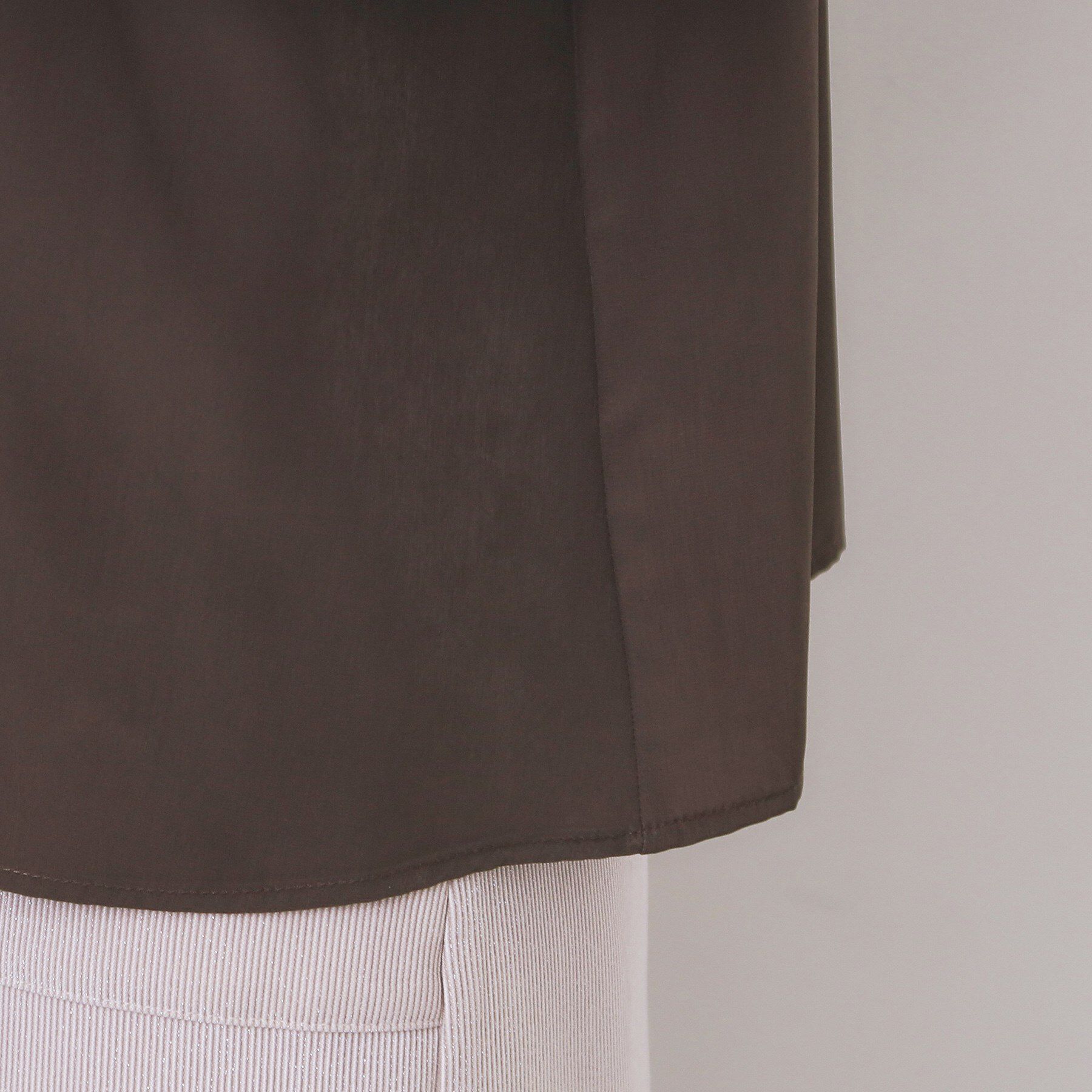 index「サテンバンドカラーブラウス【洗濯機OK/イージーアイロン】」|シャツ・ブラウス|