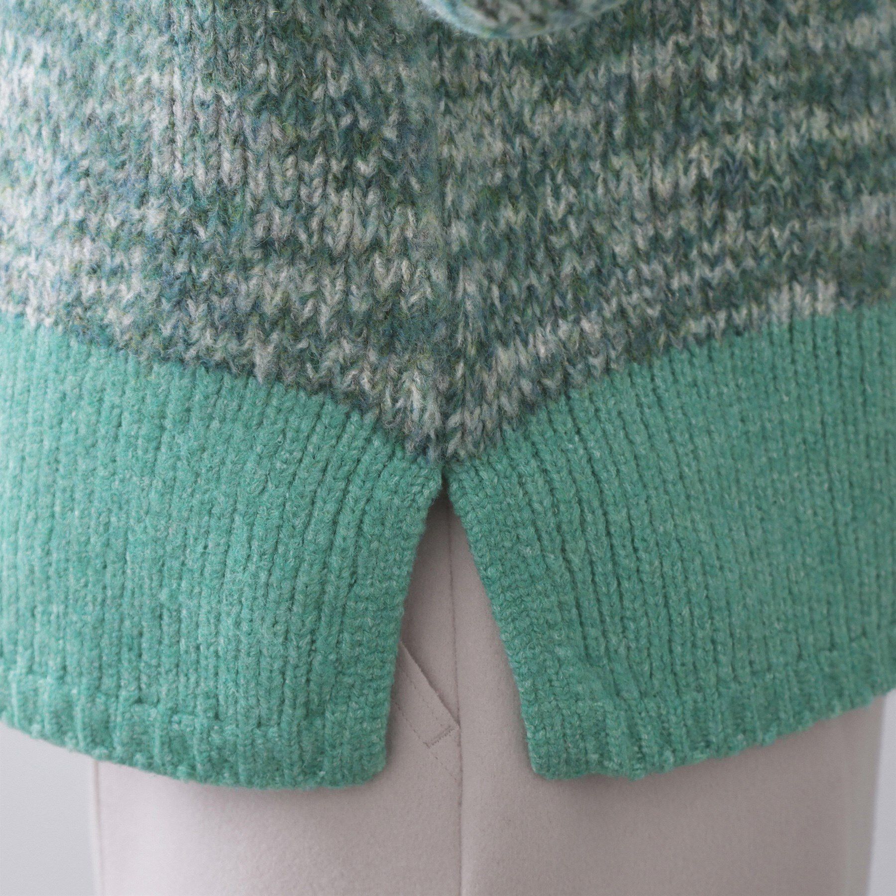 OPAQUE.CLIP「カラーMIXミドルゲージニット【洗濯機OK】」|ニット・セーター|