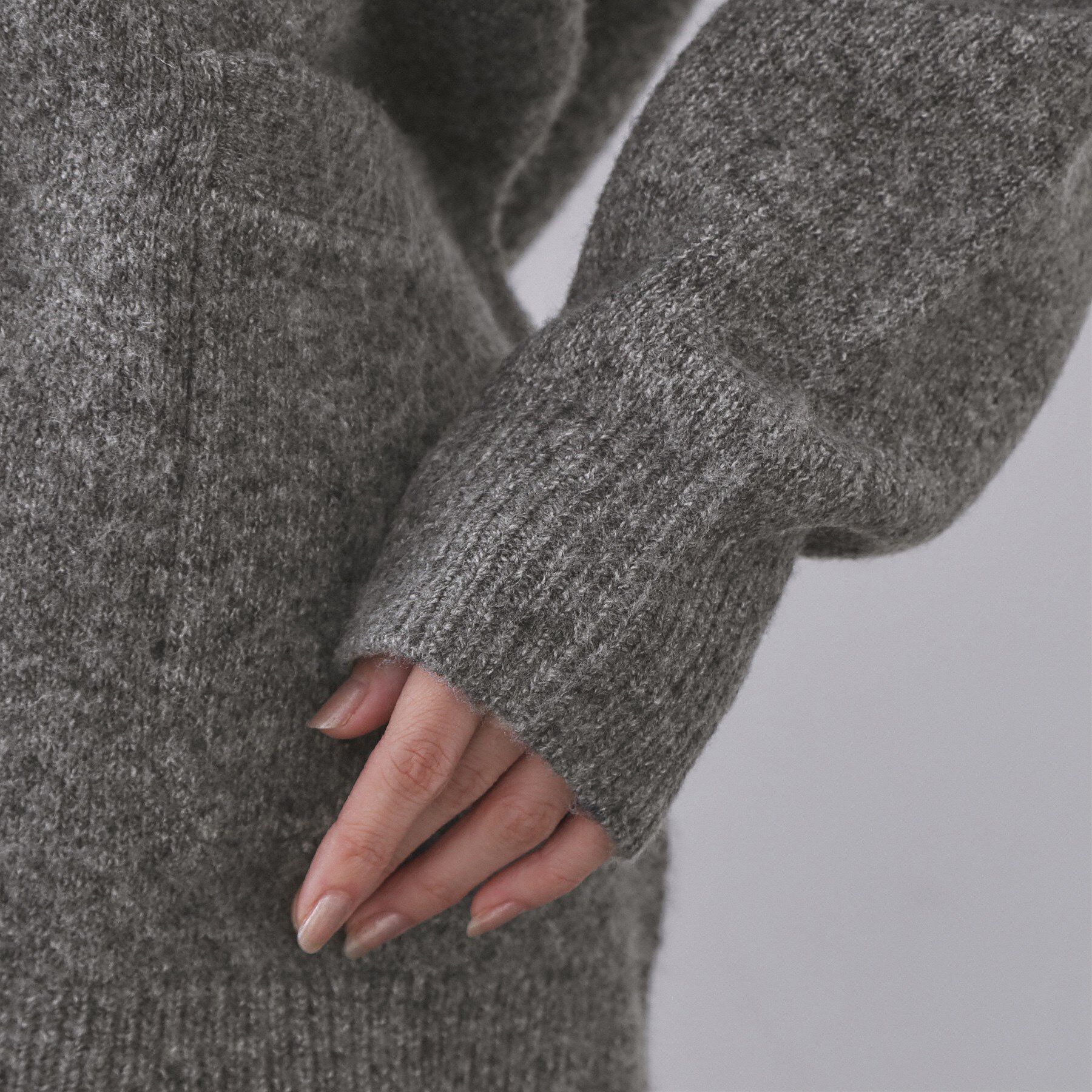 OPAQUE.CLIP「Vネックニットカーディガン／セットアップ対応可【洗濯機OK】」|カーディガン|