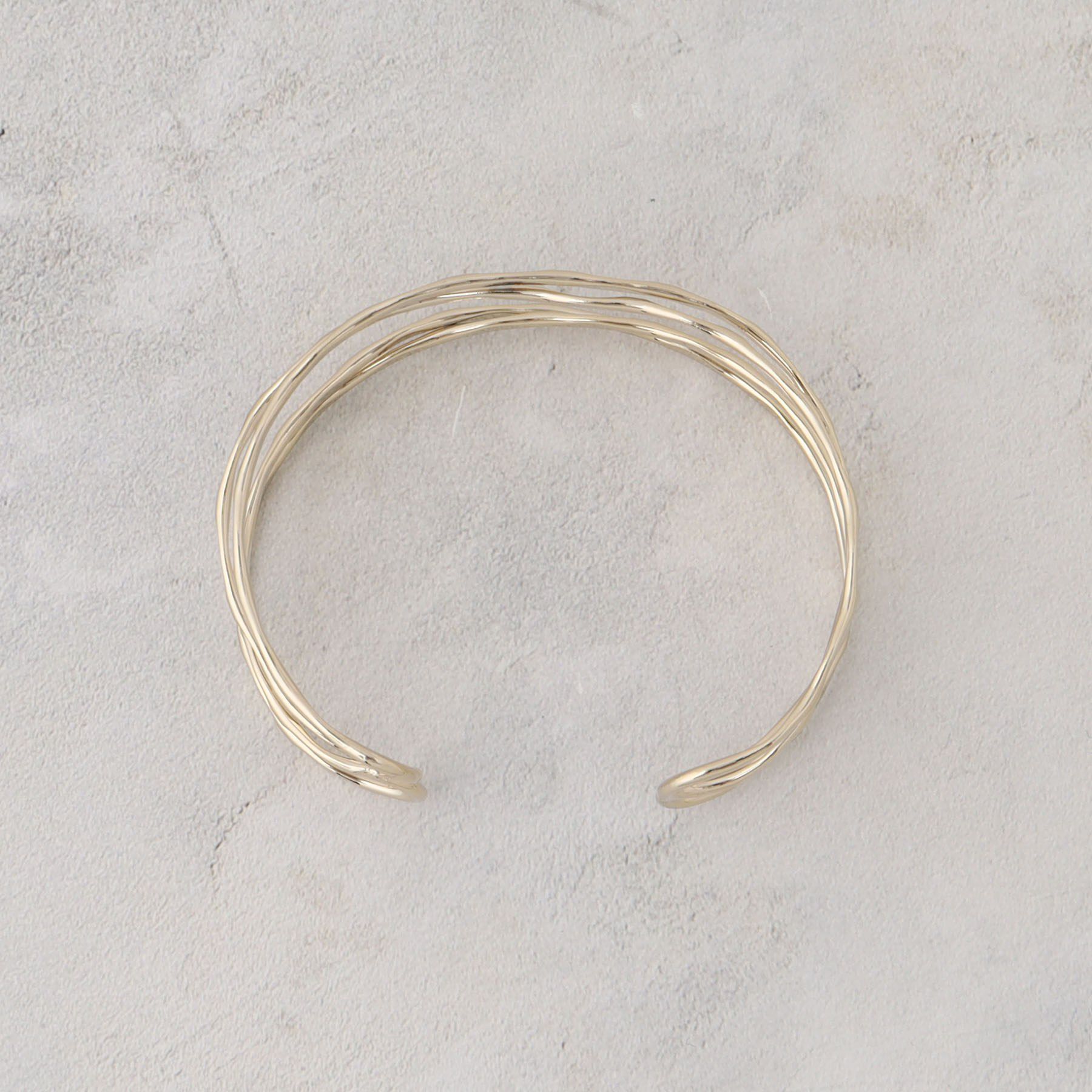 OPAQUE.CLIP「クロスメタルバングル」|ブレスレット・バングル|