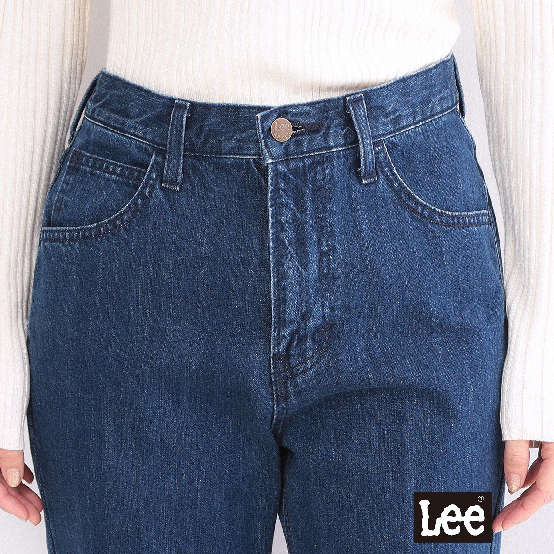 OPAQUE.CLIP「【Lee別注】フレアデニムパンツ」|デニム|