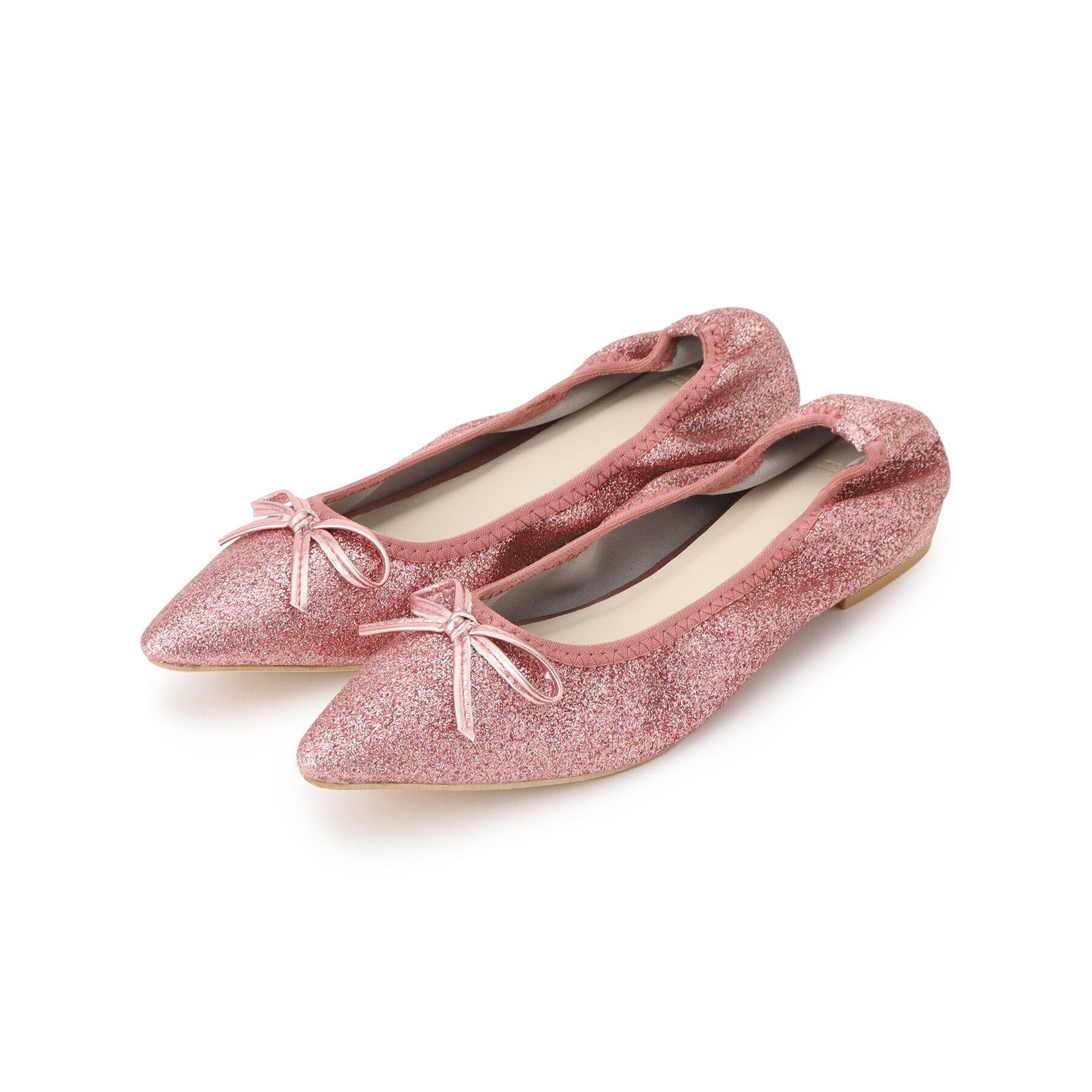 Couture broach「ギャザーポインテッドパンプス」|パンプス|ﾋﾟﾝｸ(071)