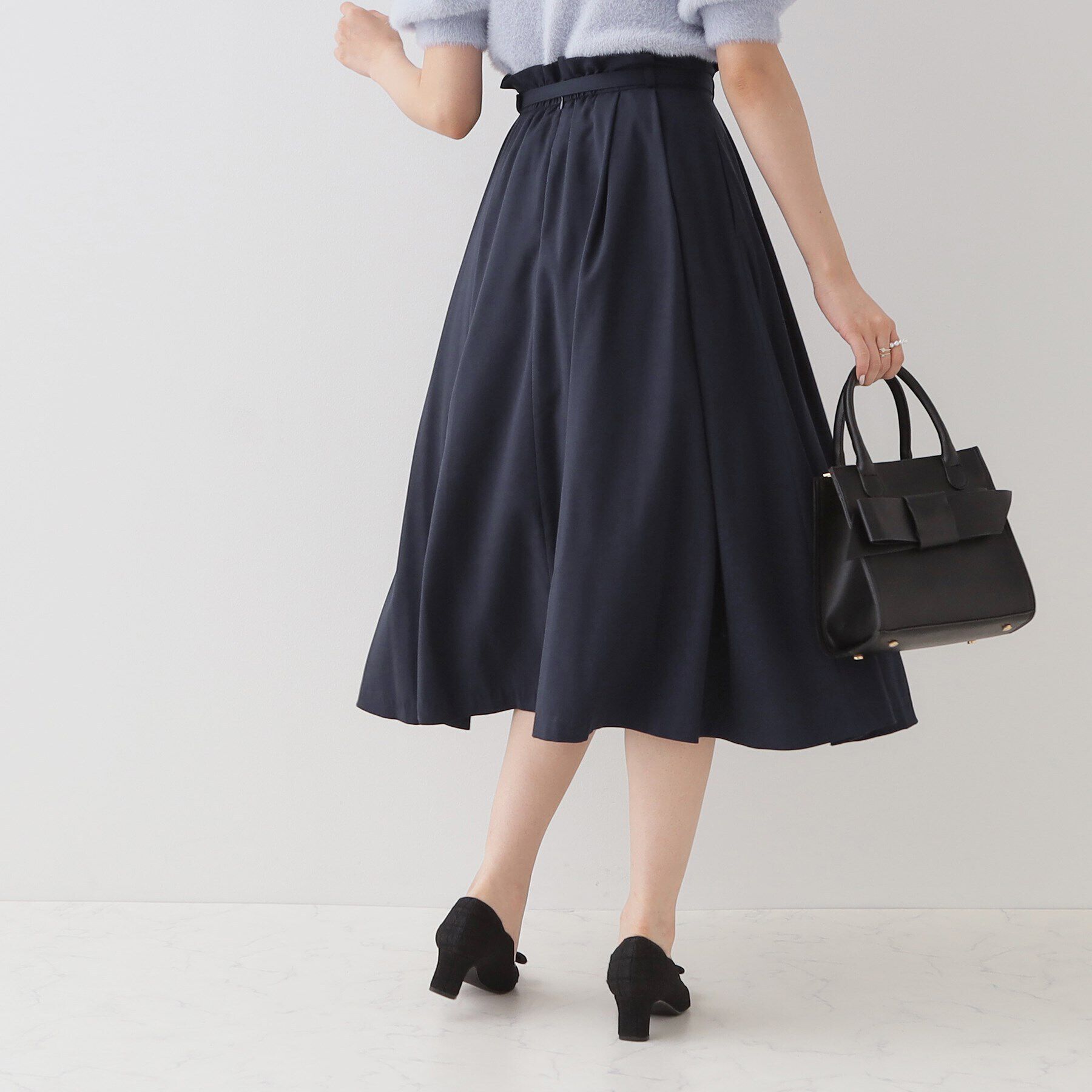 Couture broach「タックウエスト ベルテッドスカート」|スカート|
