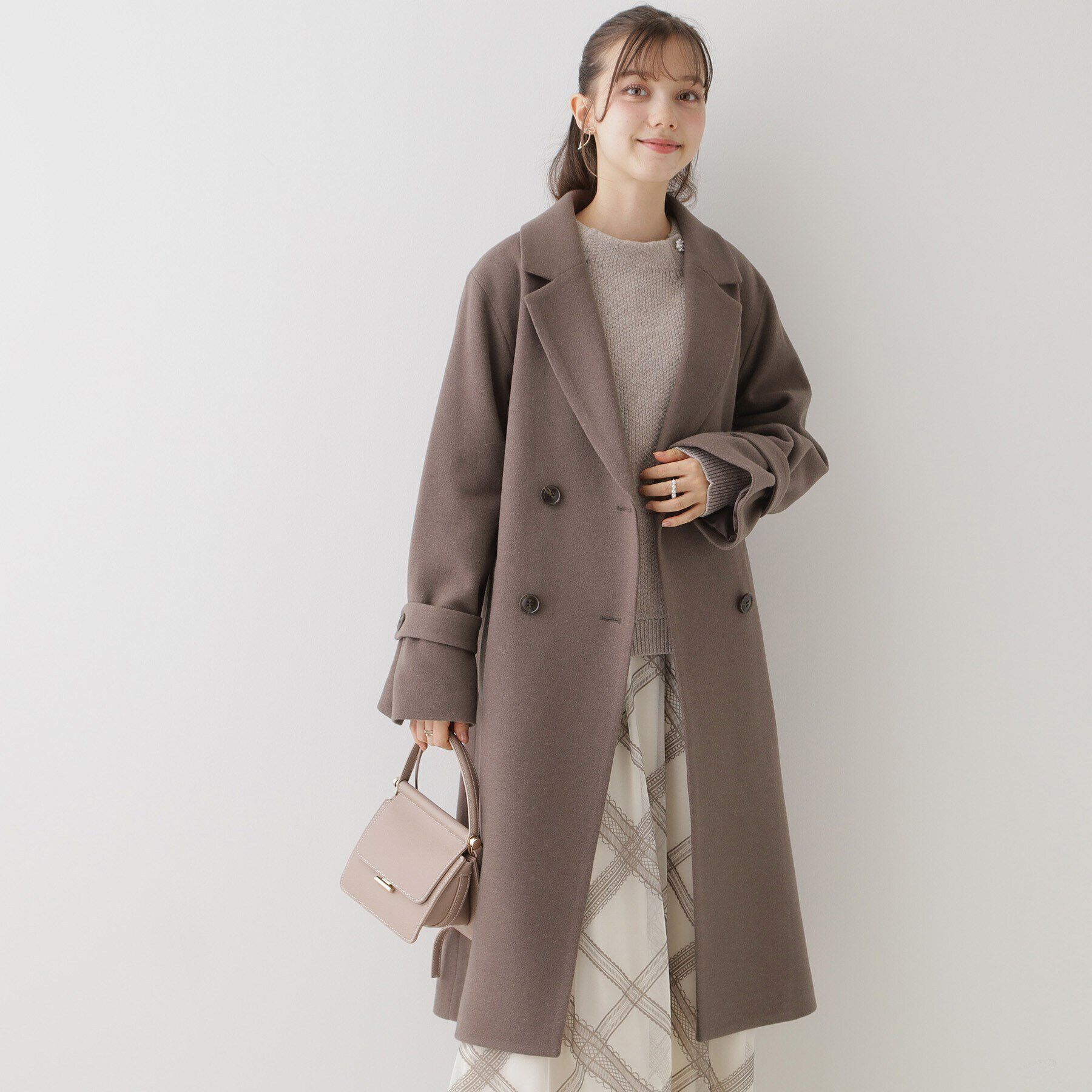 Couture broach「【大人レディーへ捧げる】ベーシックチェスターコート」|チェスターコート|